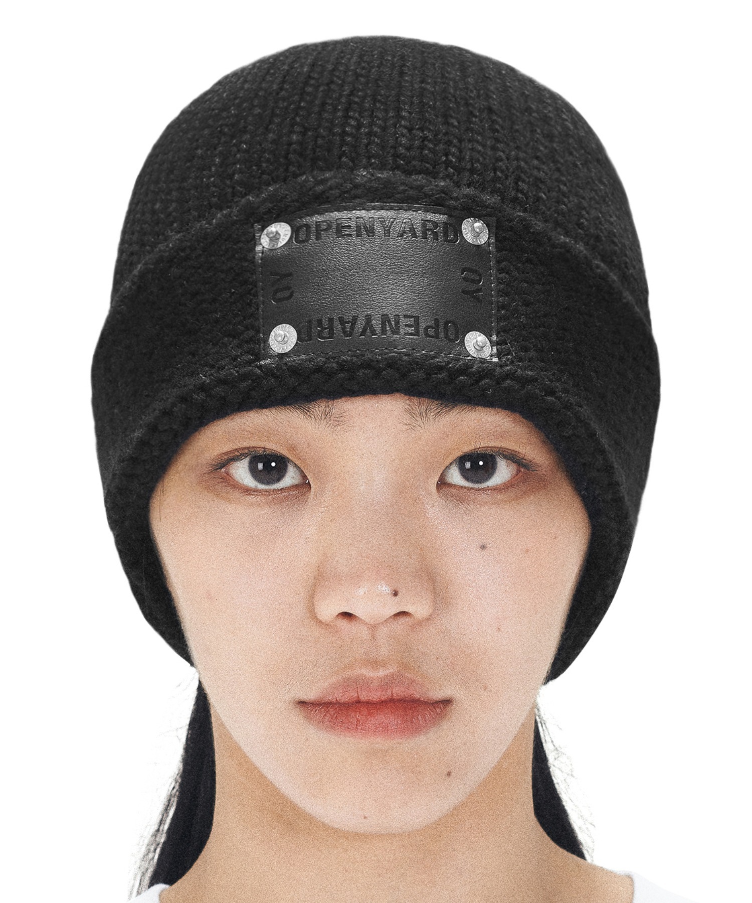【売り切れ商品】韓国AEAE ボタンニットトラッーパービーニー 売り切れ商品】韓国AEAE ボタンニットトラッーパービーニー 【公式通販】