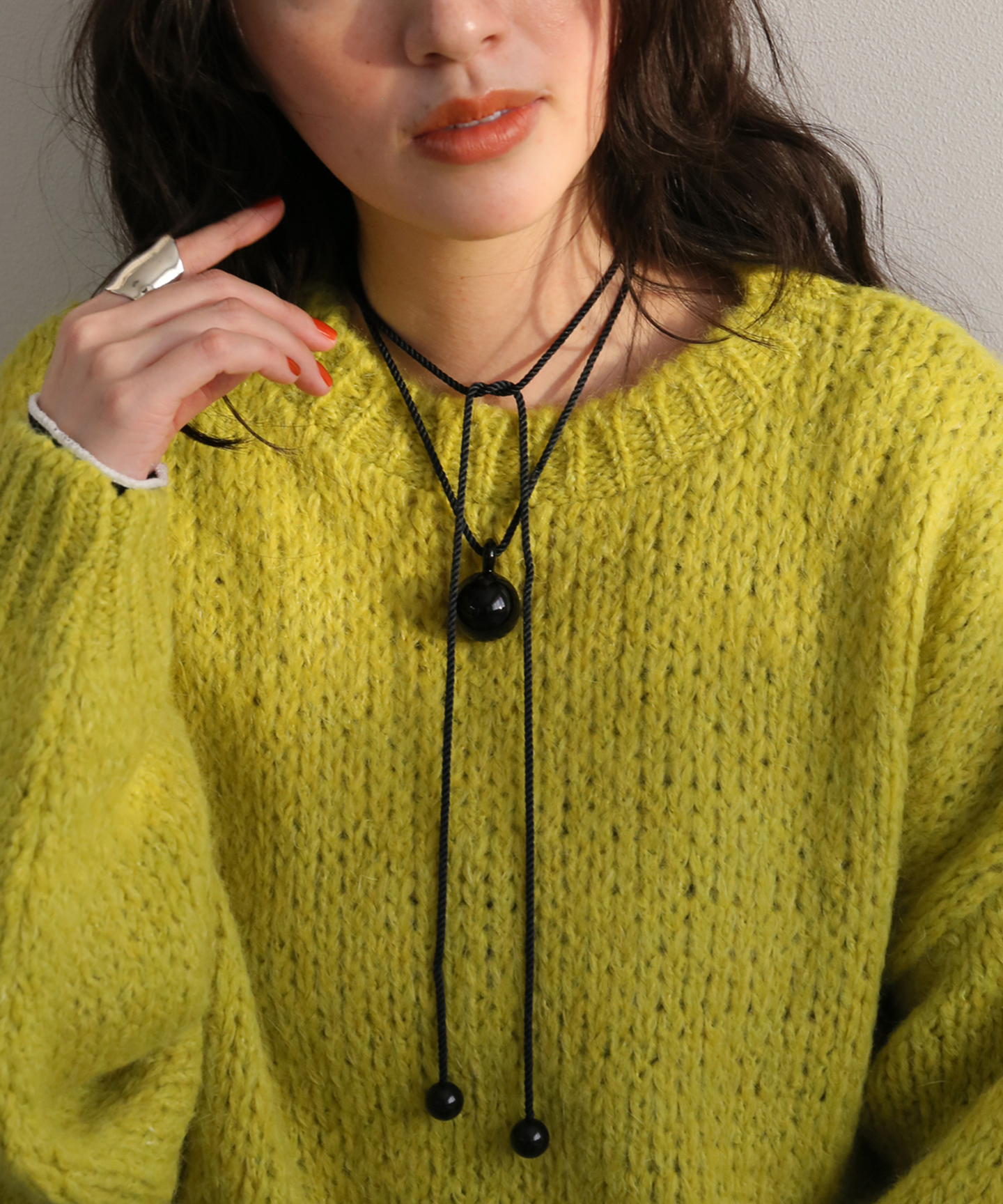 【Annika Inez / アニカ イネズ】Glass drop pendant 629