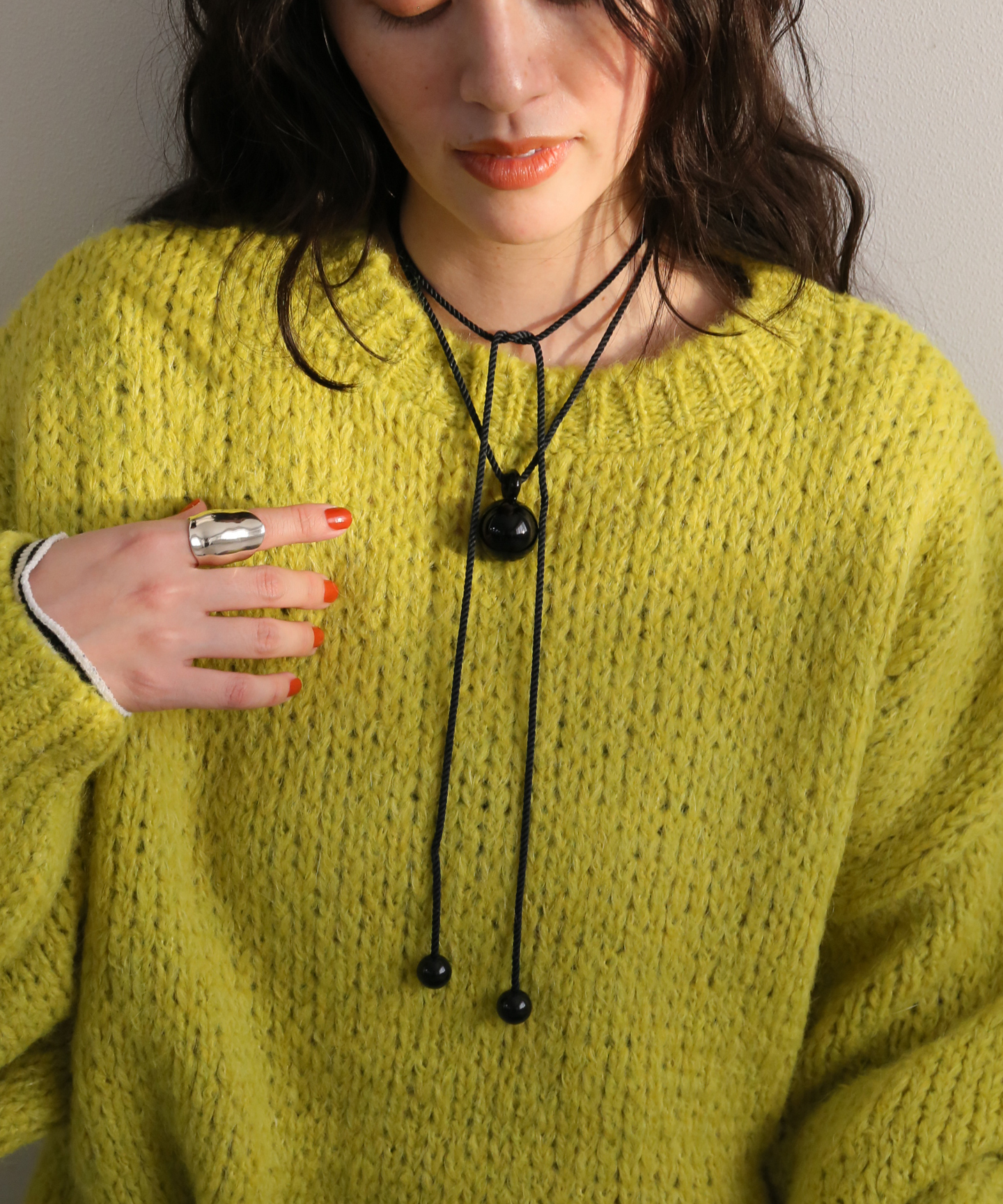 【Annika Inez / アニカ イネズ】Glass drop pendant 629