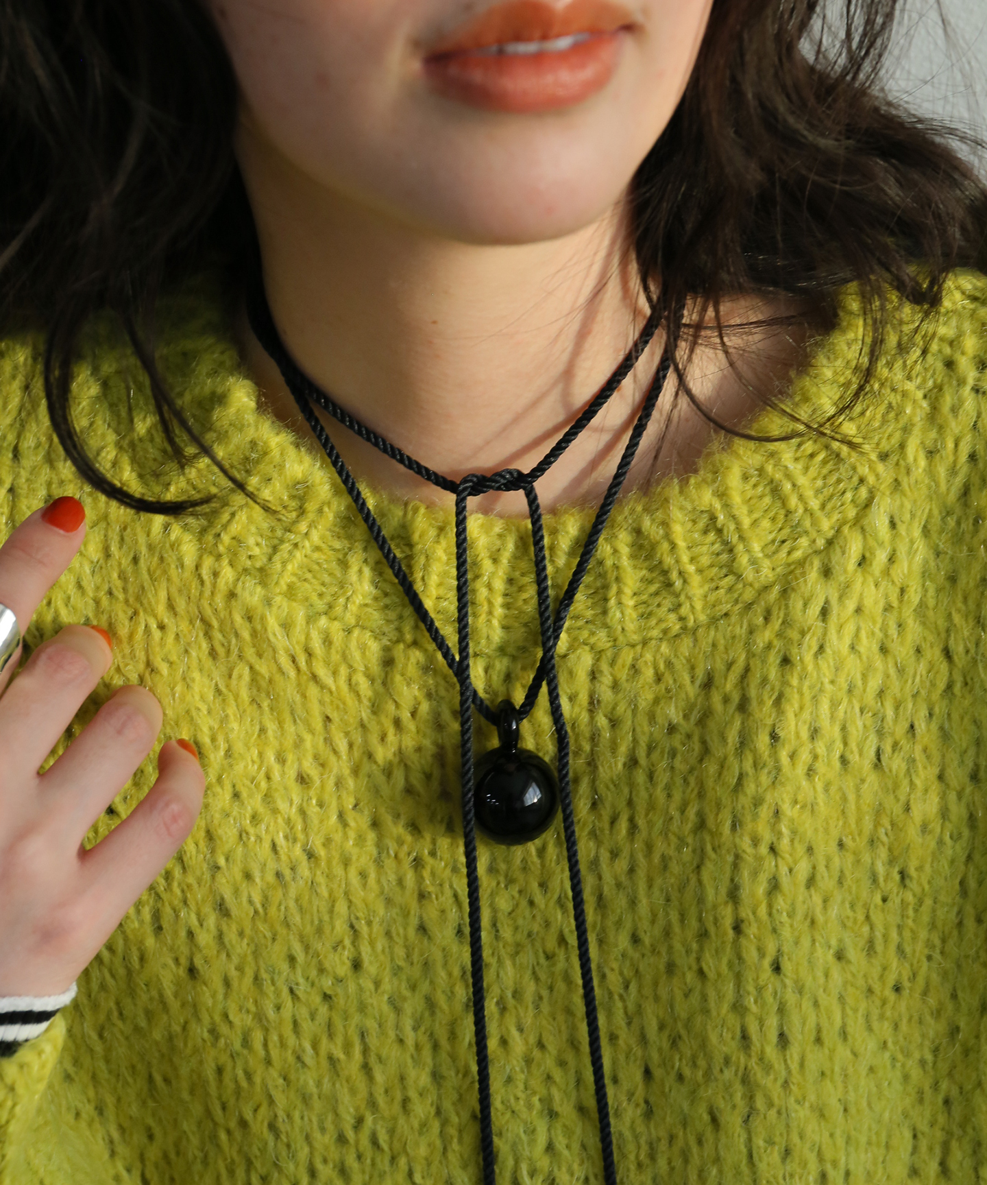 【Annika Inez / アニカ イネズ】Glass drop pendant 629