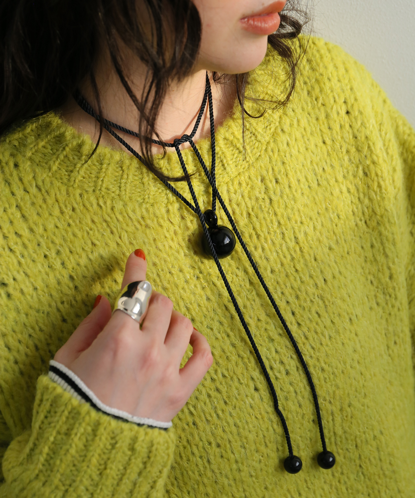 【Annika Inez / アニカ イネズ】Glass drop pendant 629