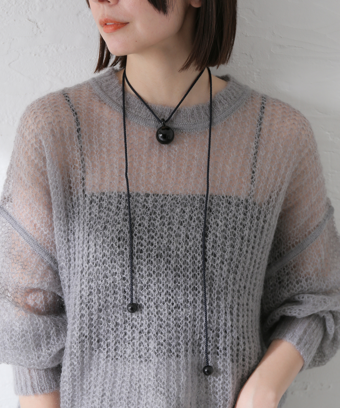 【Annika Inez / アニカ イネズ】Glass drop pendant 629