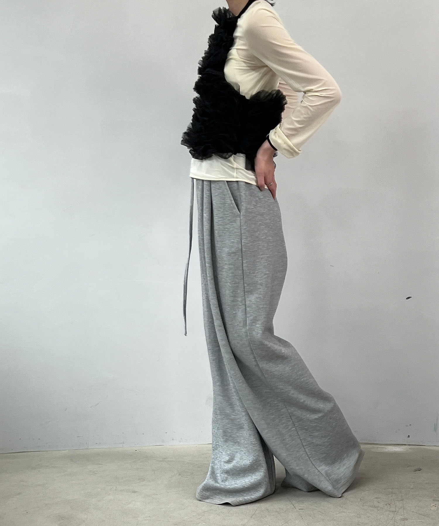 チュールフリル ディッキートップス chw23s054-ファッション通販サイト