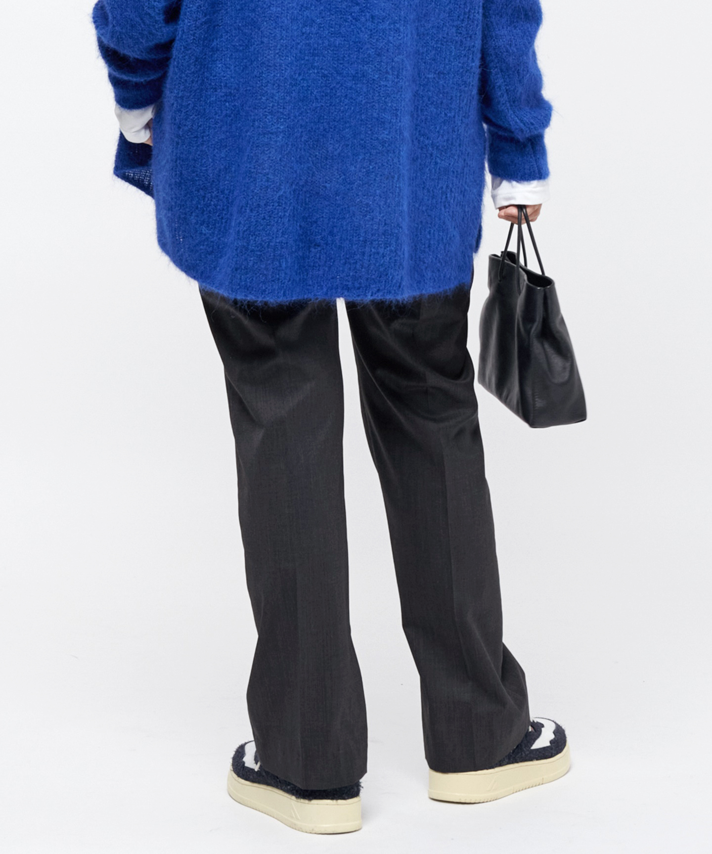 Wool polyester Inside slit Pants 【公式通販】
