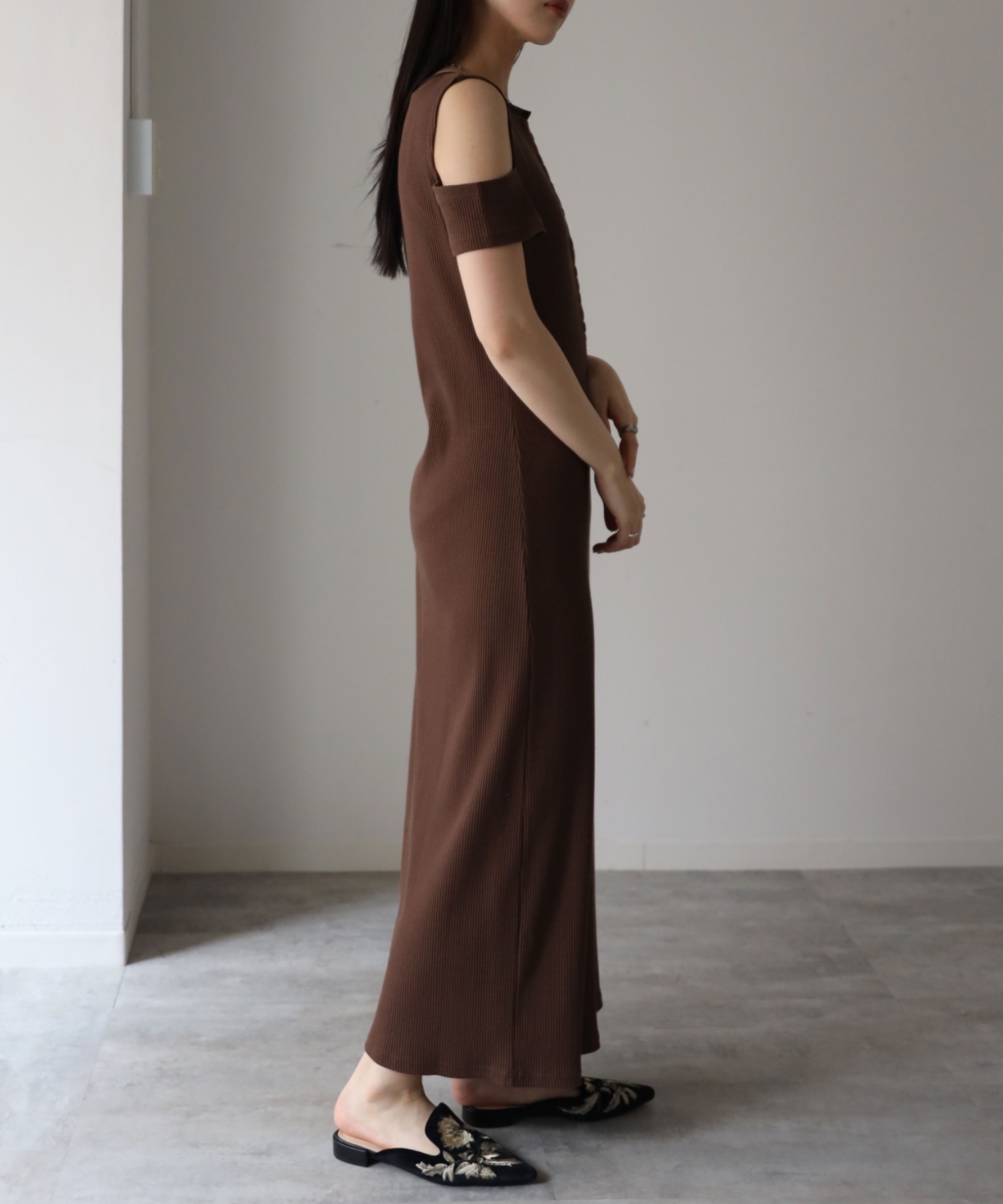 model：164cm. 着用サイズ：FREE