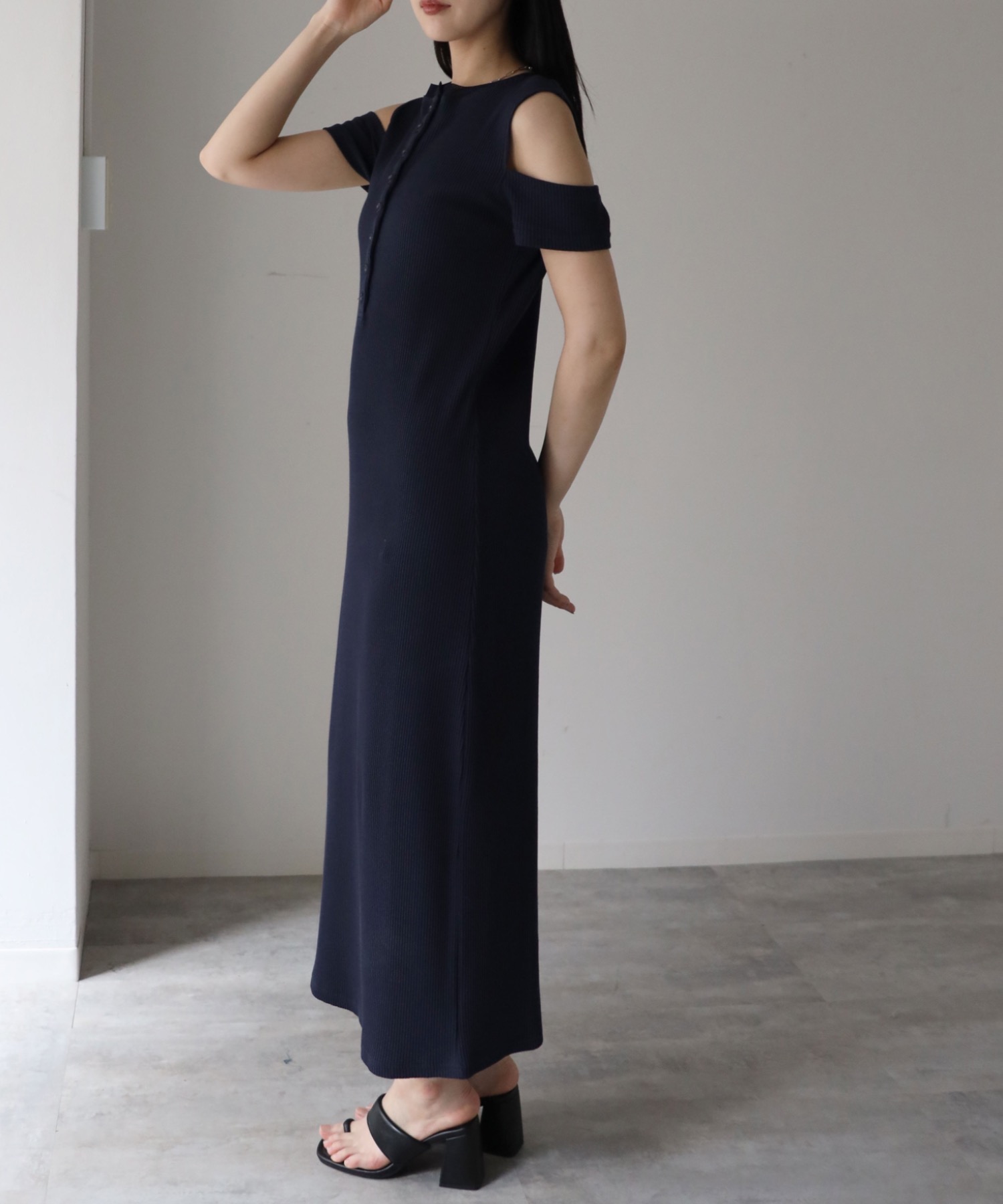 model：164cm. 着用サイズ：FREE