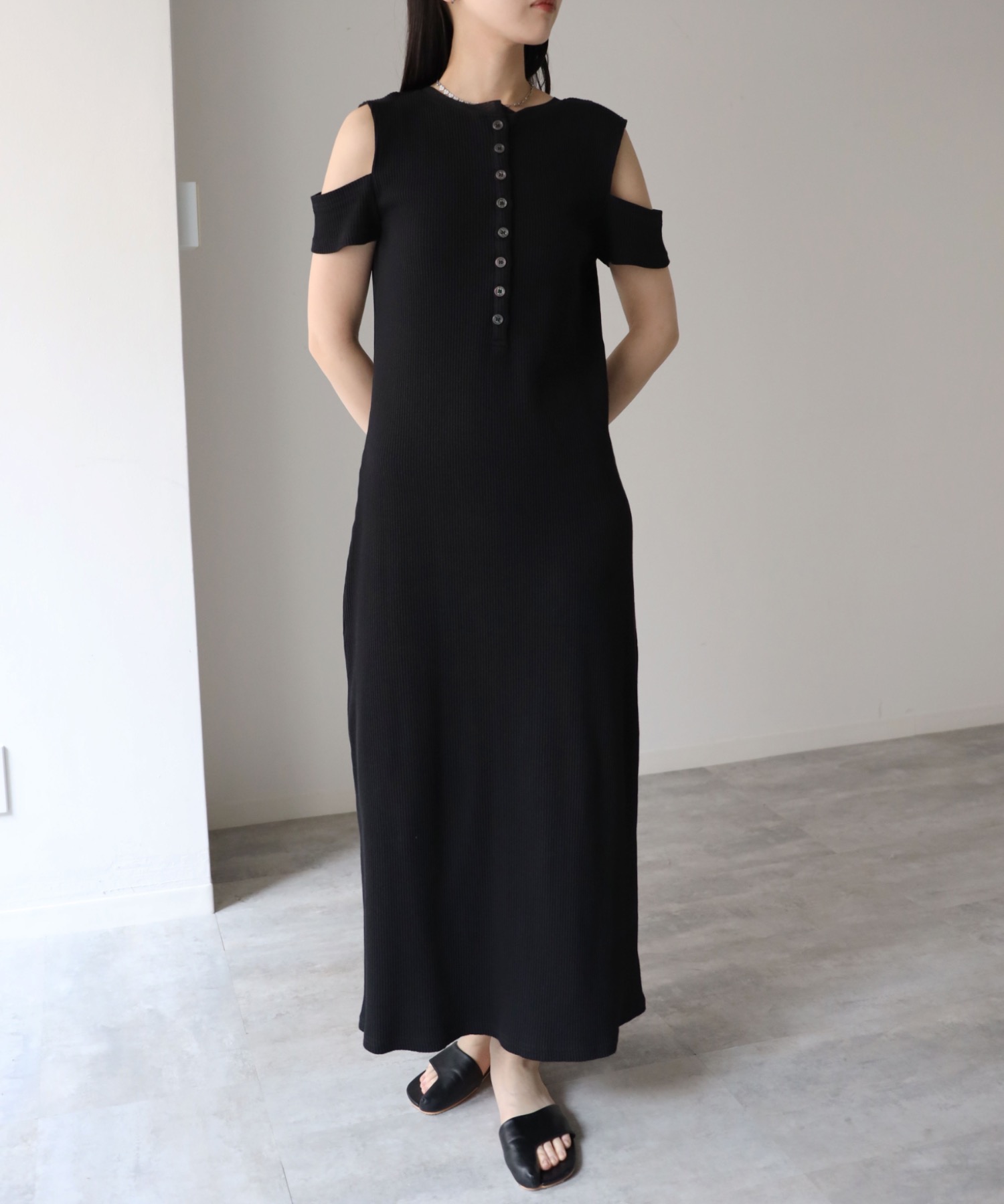 model：164cm. 着用サイズ：FREE