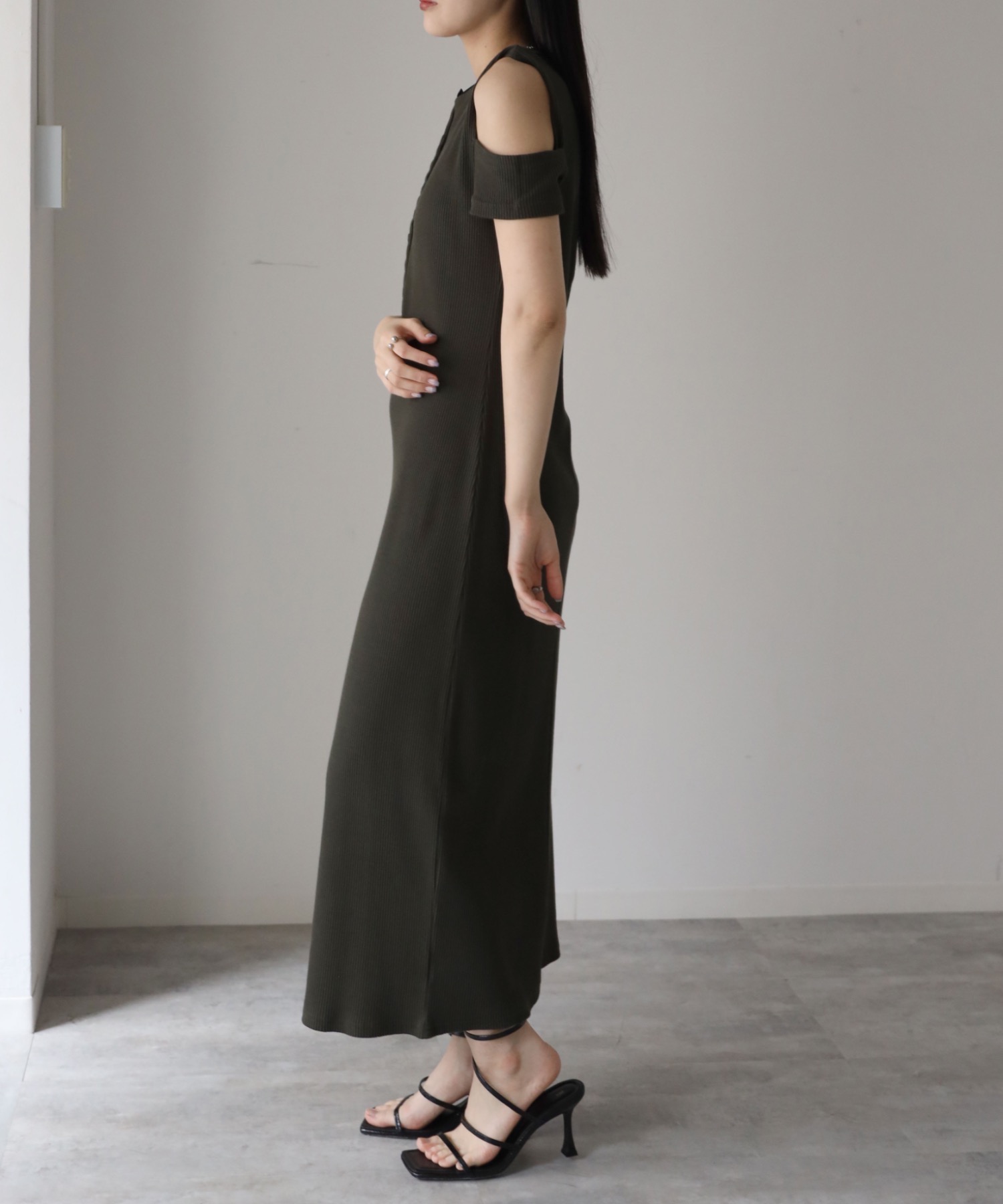 model：164cm. 着用サイズ：FREE