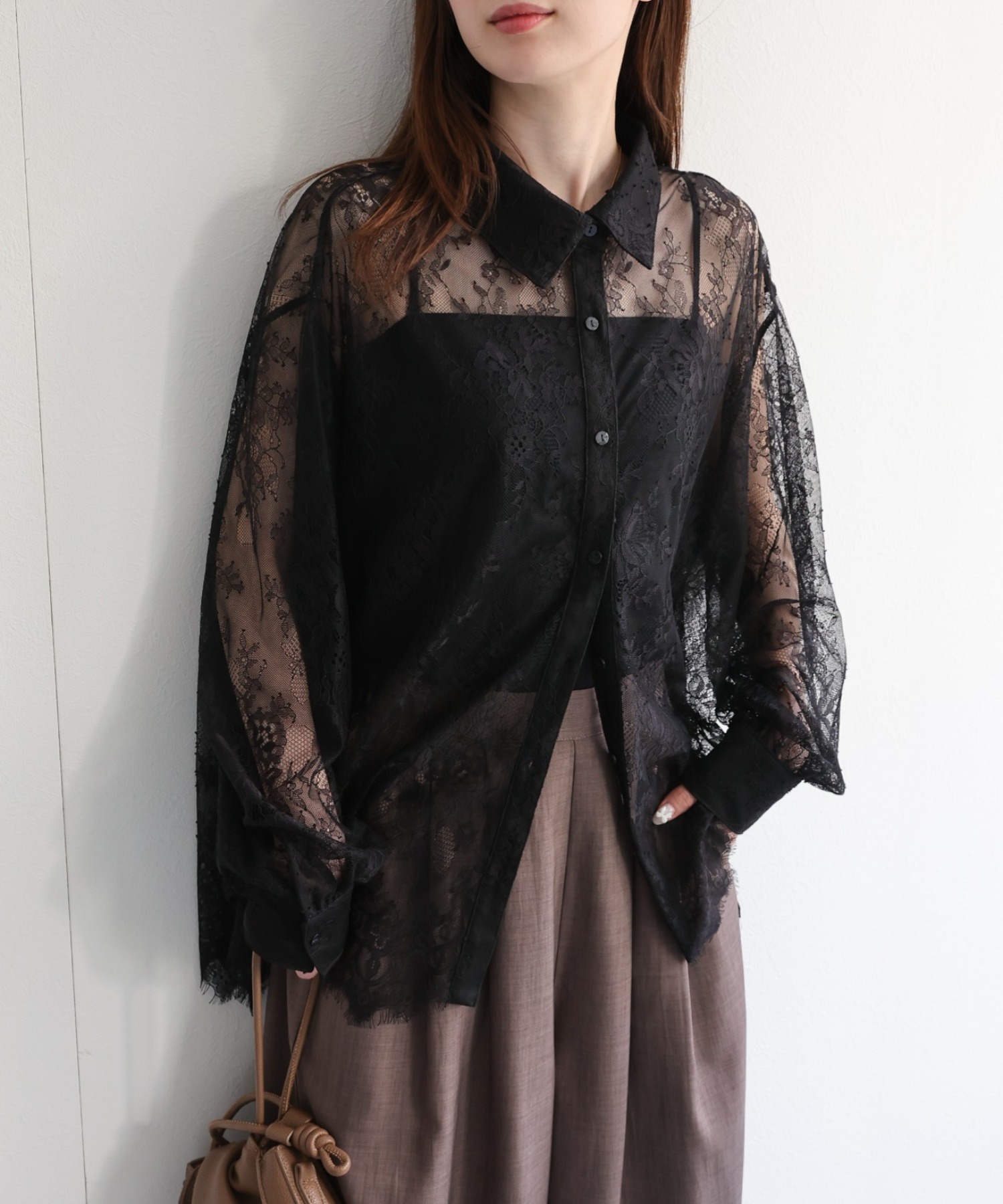 model：162cm 着用サイズ：F