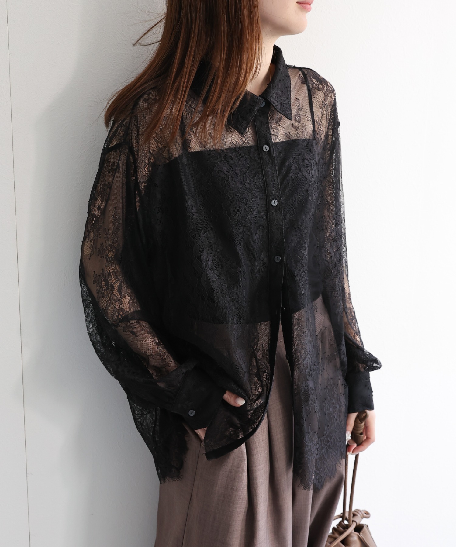 model：162cm 着用サイズ：F