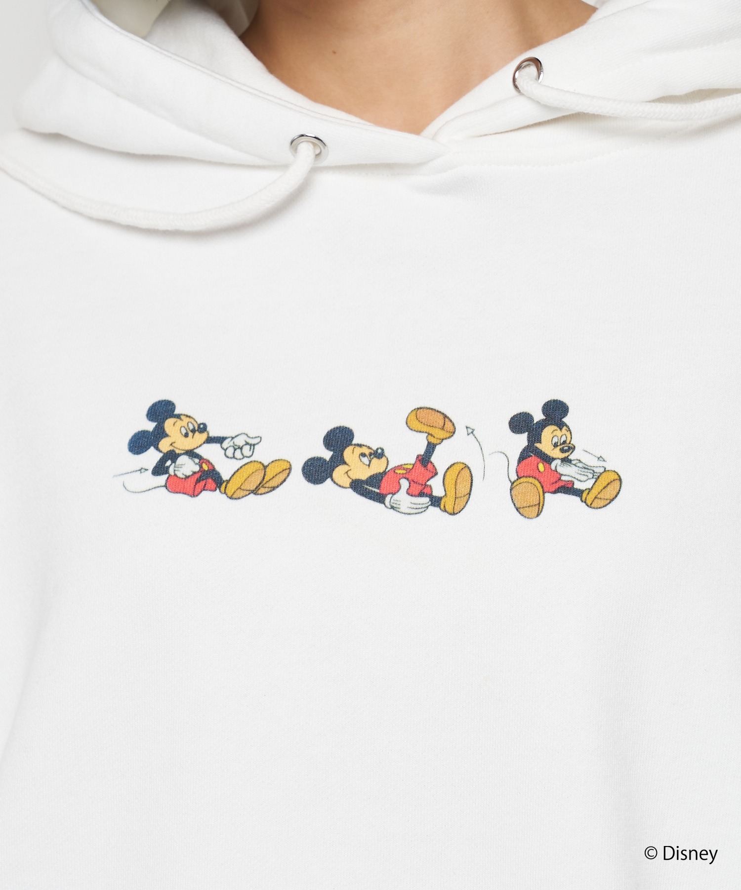 Disney／ディズニー／ミッキーマウス】裏毛パーカー 4GEEKs by 
