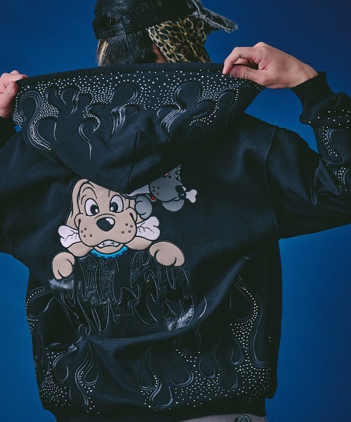 A'GEM/9 × .kom 『GALFY/ガルフィー』ファイヤーピカピカジップアップ