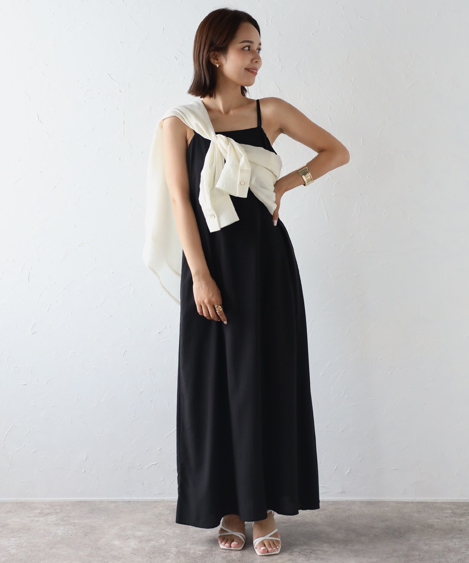 model：H154 着用サイズ：FREE