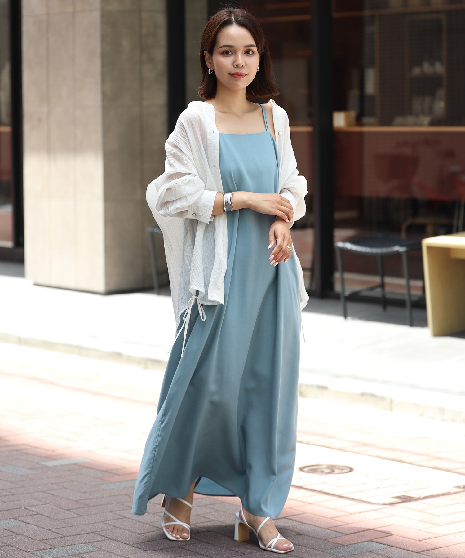 model：H154 着用サイズ：FREE
