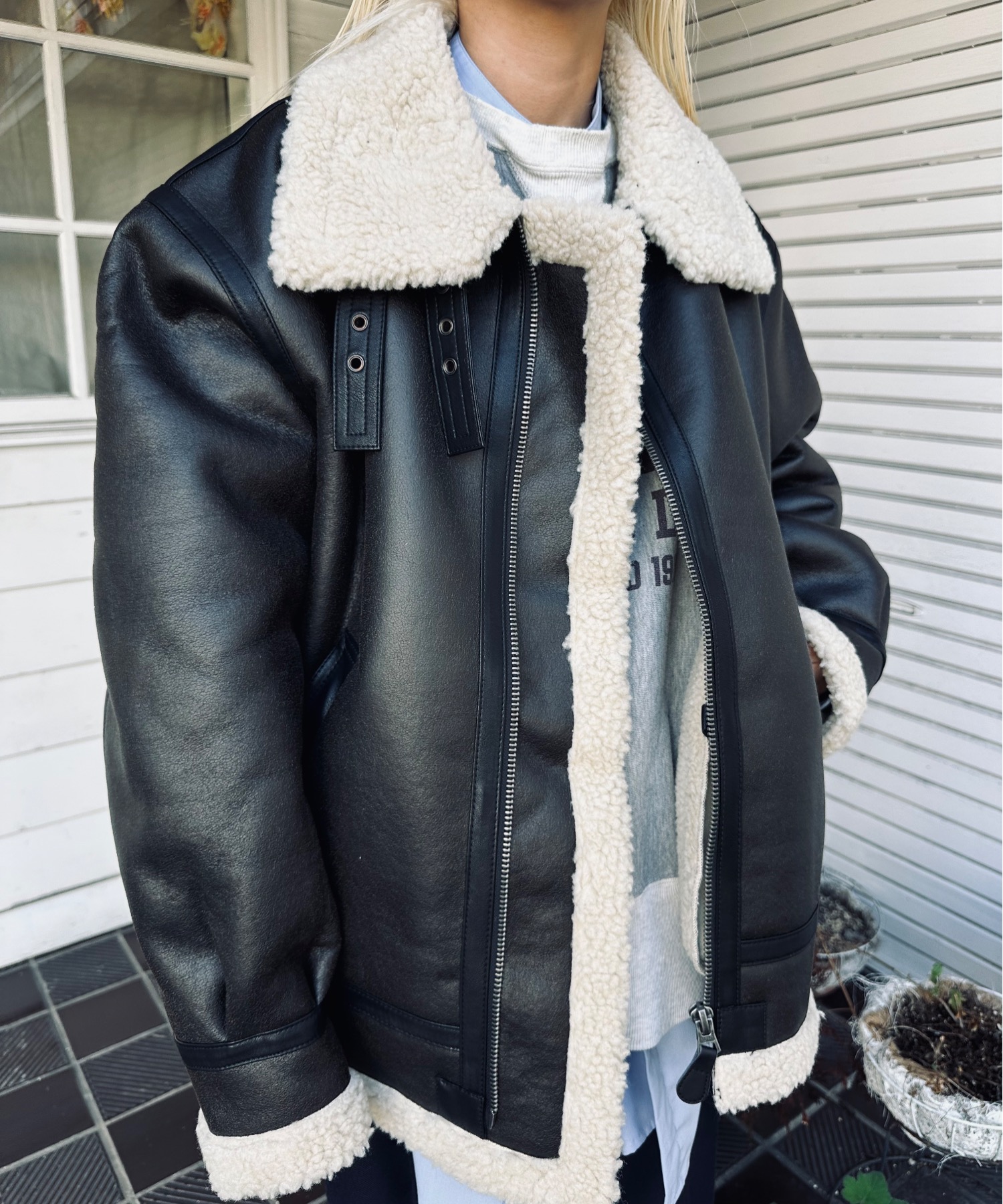 ムートンコート ALPHA INDUSTRIES アルファインダストリーズ / B-3 
