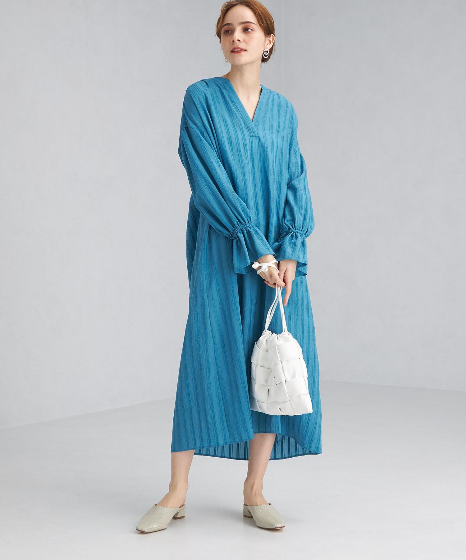 商品詳細 モール ストライプ ワンピース Green Label Relaxing グリーンレーベル リラクシング 公式通販