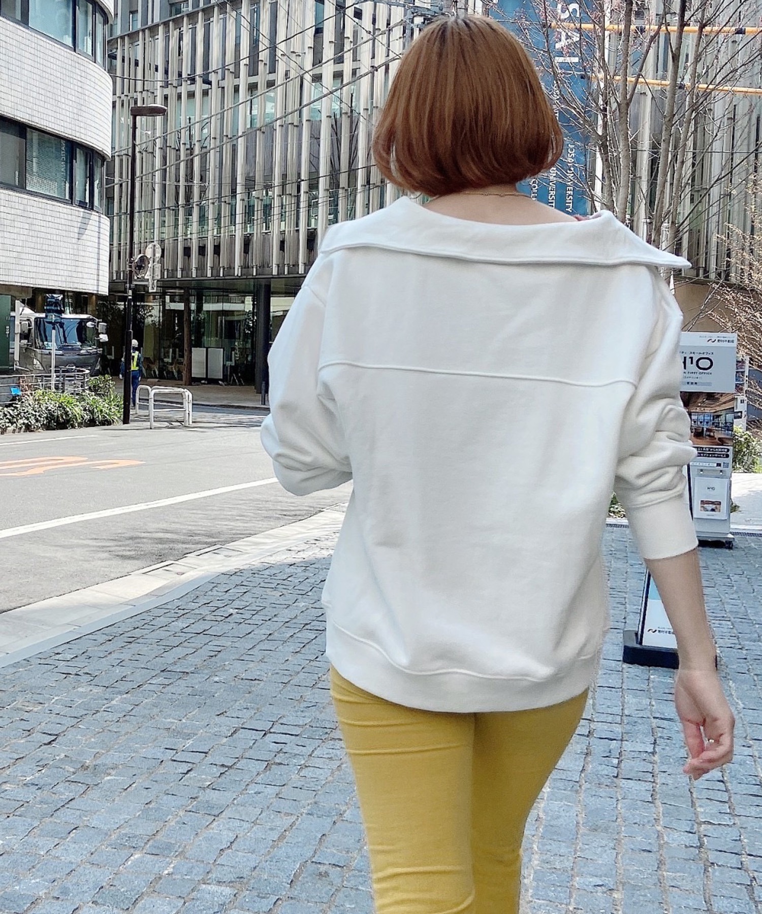 までジップ ハーフジップルーズスウェットトップス スウェット N A S ナス のファッション通販 ファッショ Bookland Ge