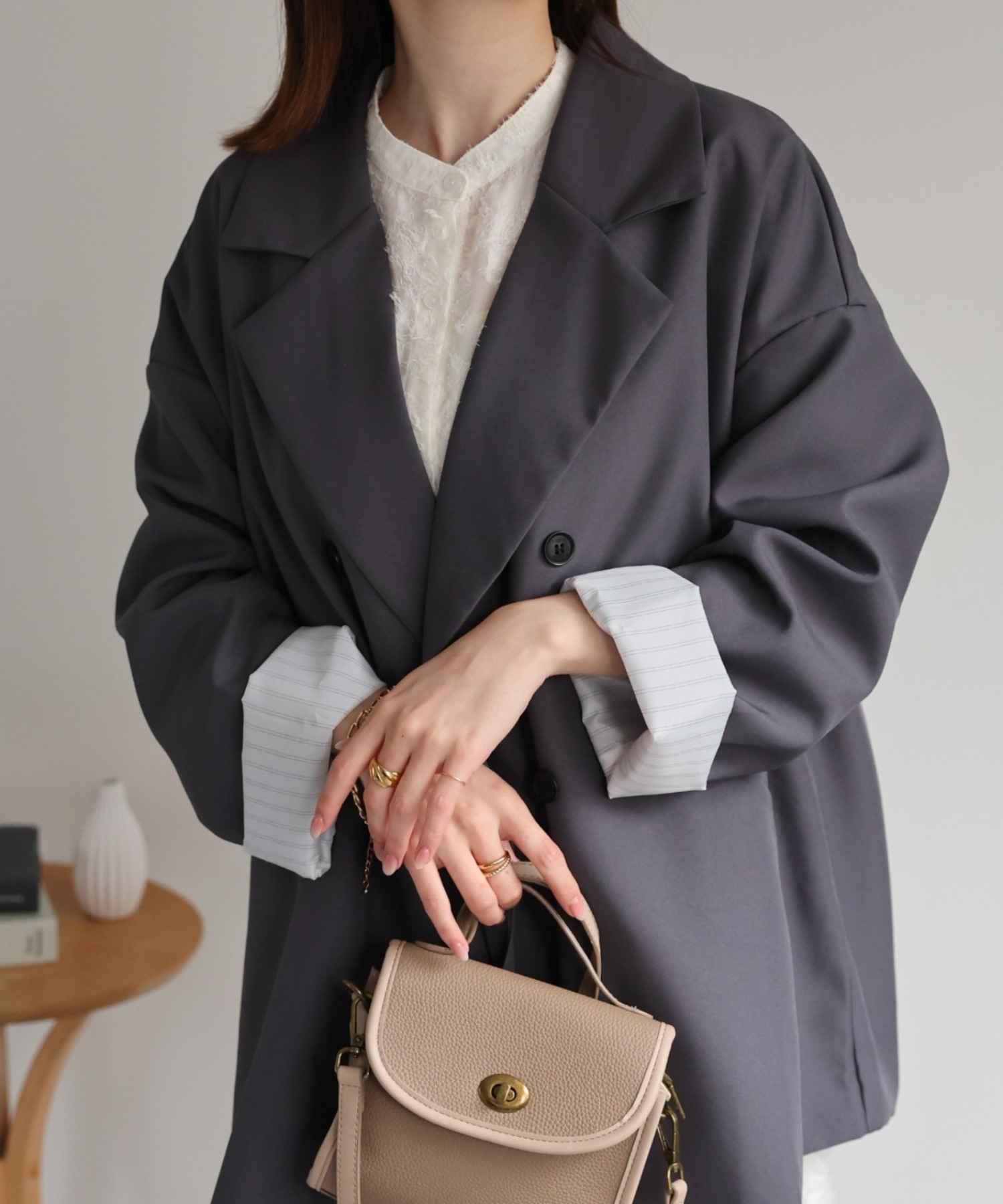 model:162cm 着用サイズ：F