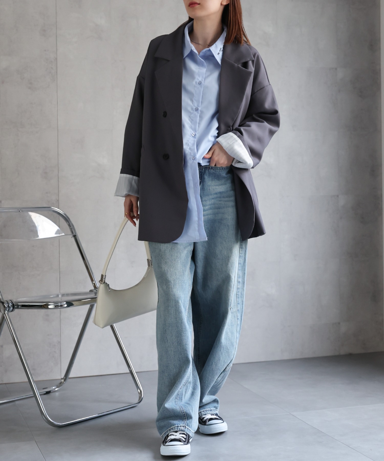 model:162cm 着用サイズ：F