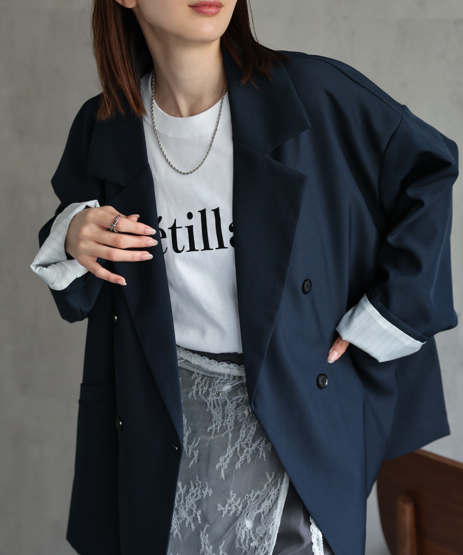 model:162cm 着用サイズ：F