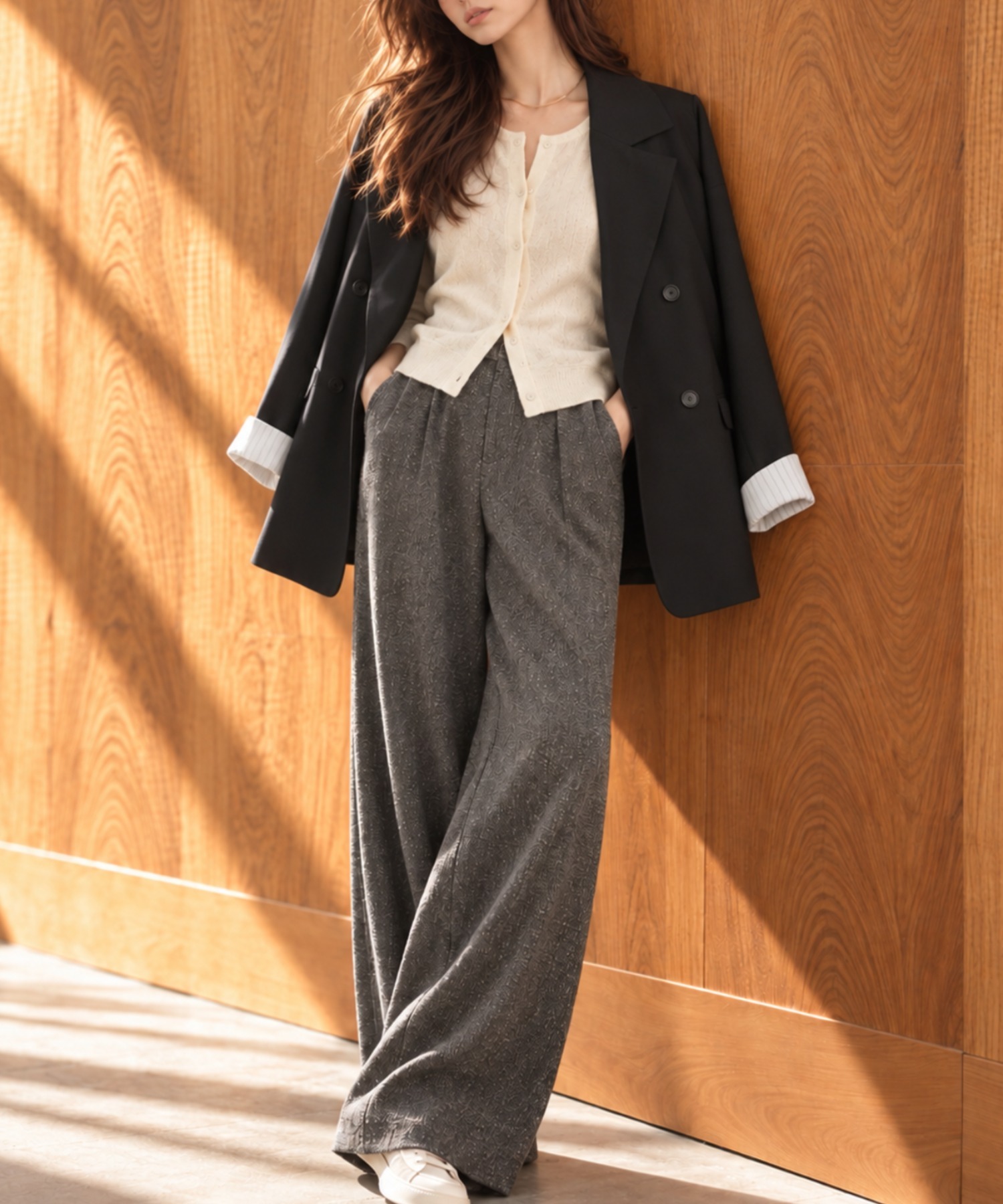 model:160cm 着用サイズ：F