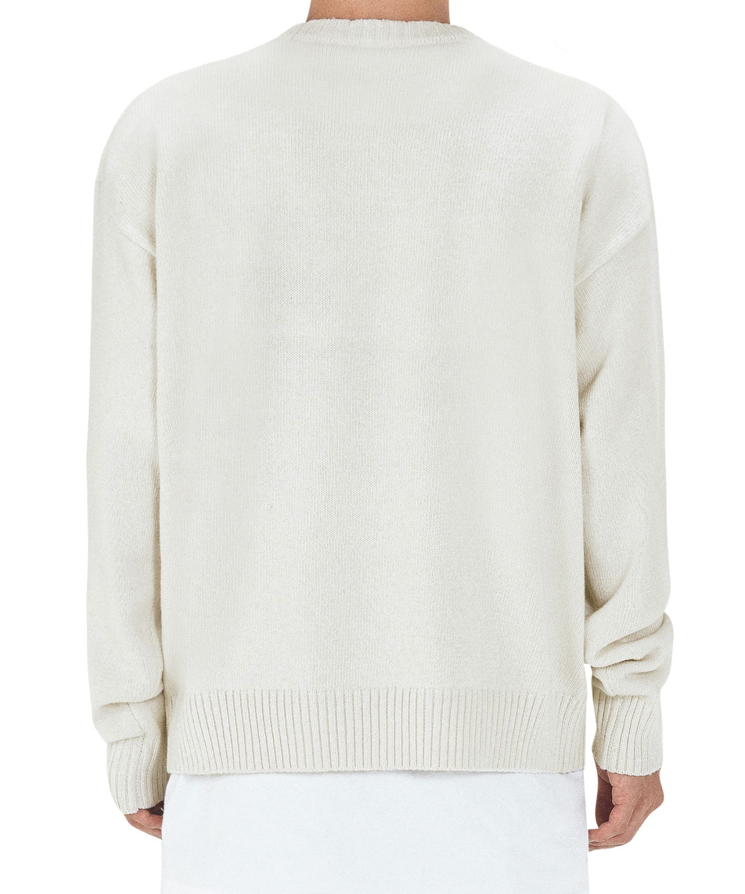 ★OY★L HEART LONG SLEEVE - WHITE★正規品/韓国直送用込 OY/オーワイ』 HEART HANDLE EMBROIDERED KNIT/ハートハンドル