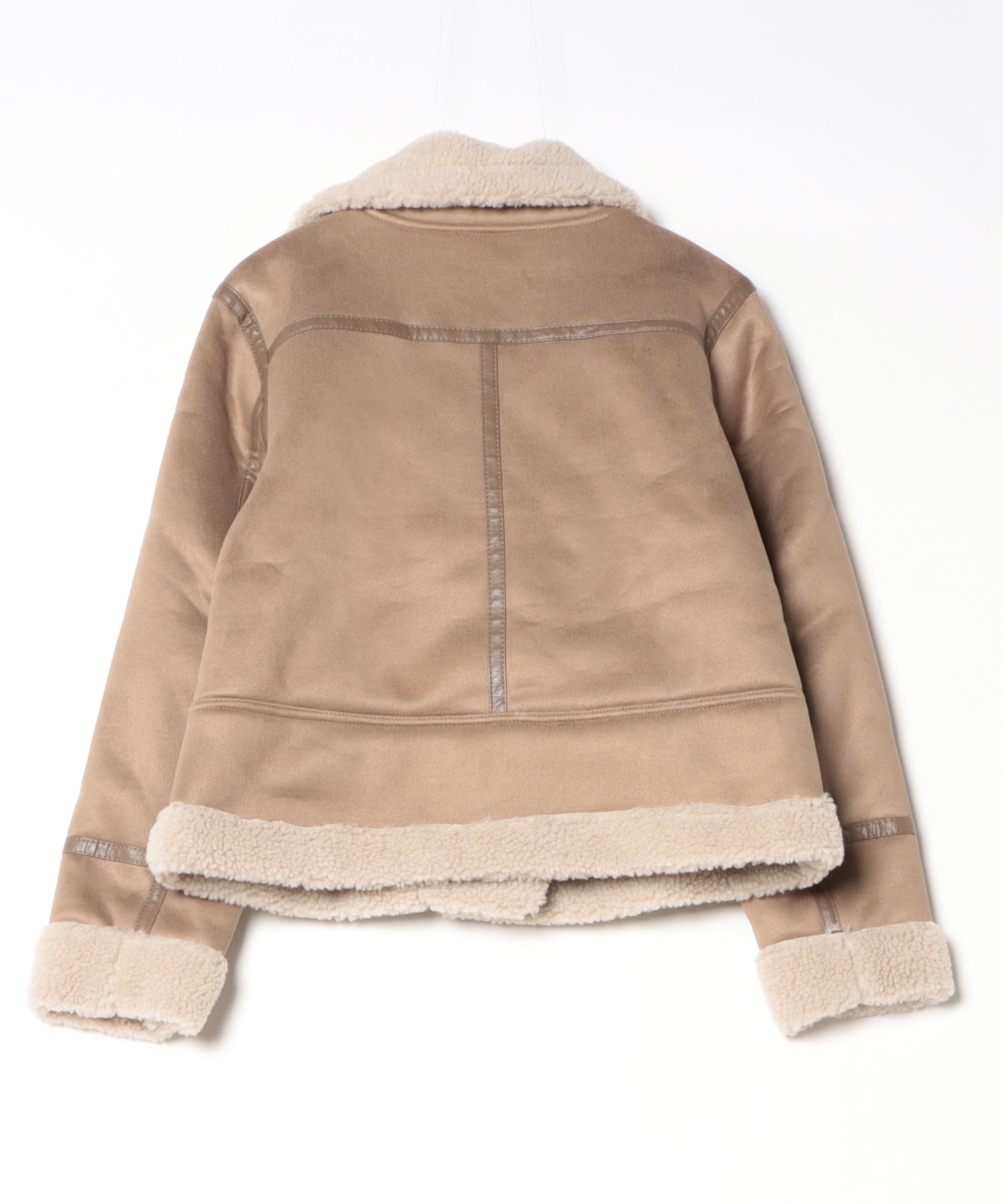 A'GEM/9 × .kom 『.kom/ドットケーオーエム』ムートンジャケットコート