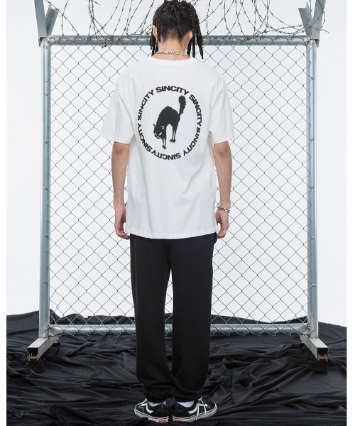 A'GEM/9 × .kom『SINCITY/シンシティ』VIBRATE CIRCLE T-SHIRT A'GEM/9 × .kom『SINCITY/シンシティ』VIBRATE CIRCLE T-SHIRT