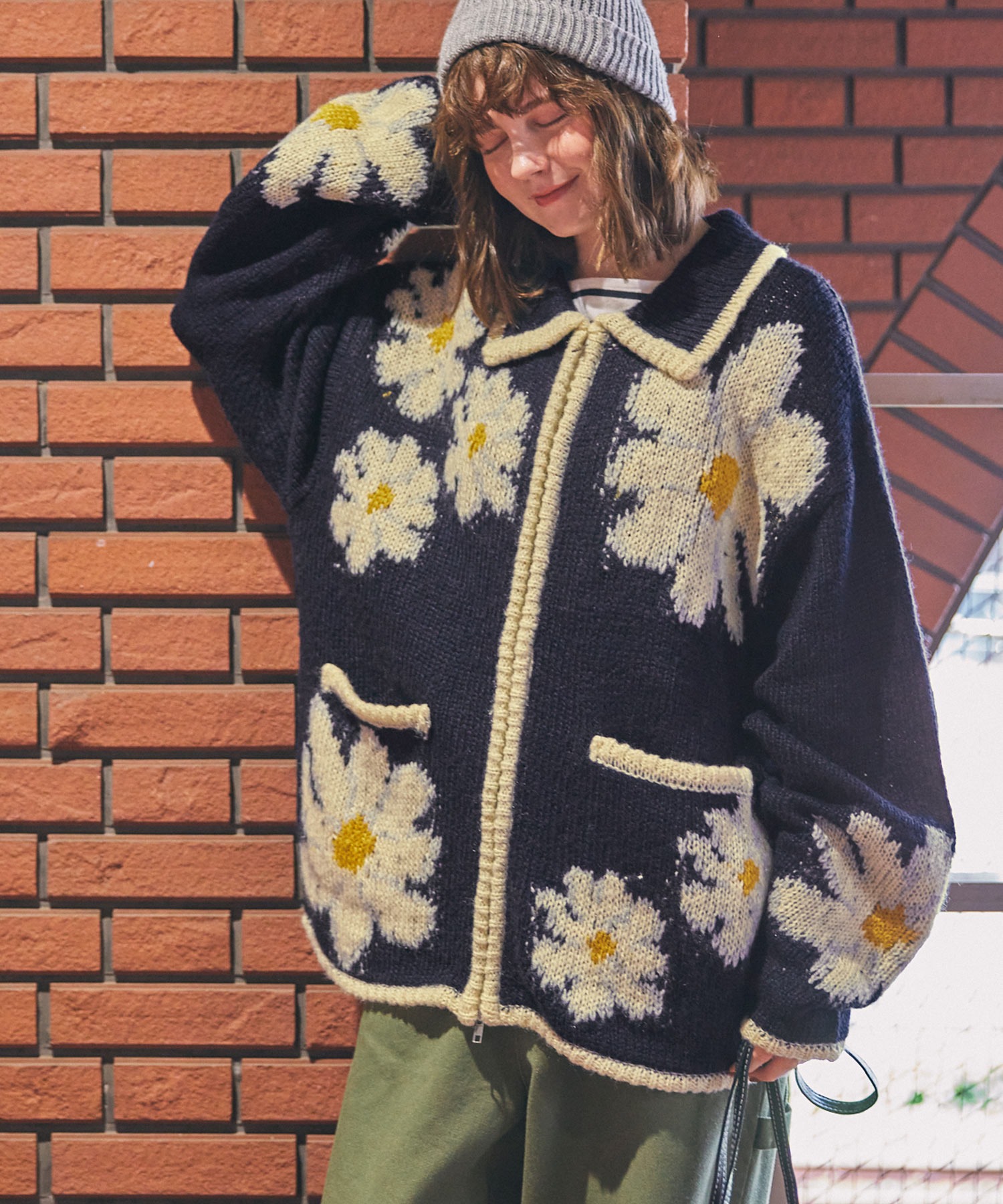 vintage knit cardigan