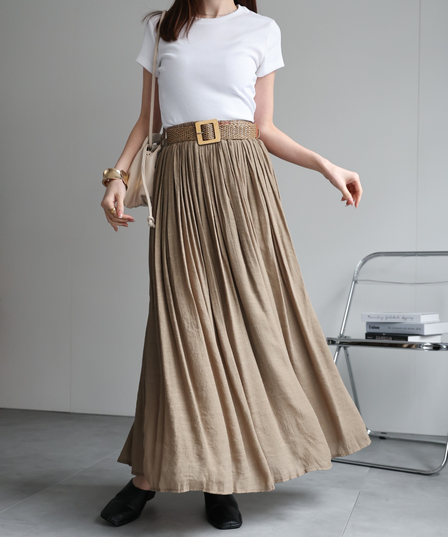 model：162㎝着用サイズ：F