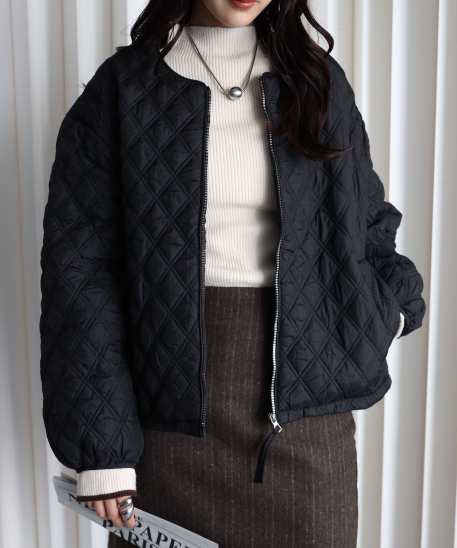 model：164cm  着用サイズ：FREE