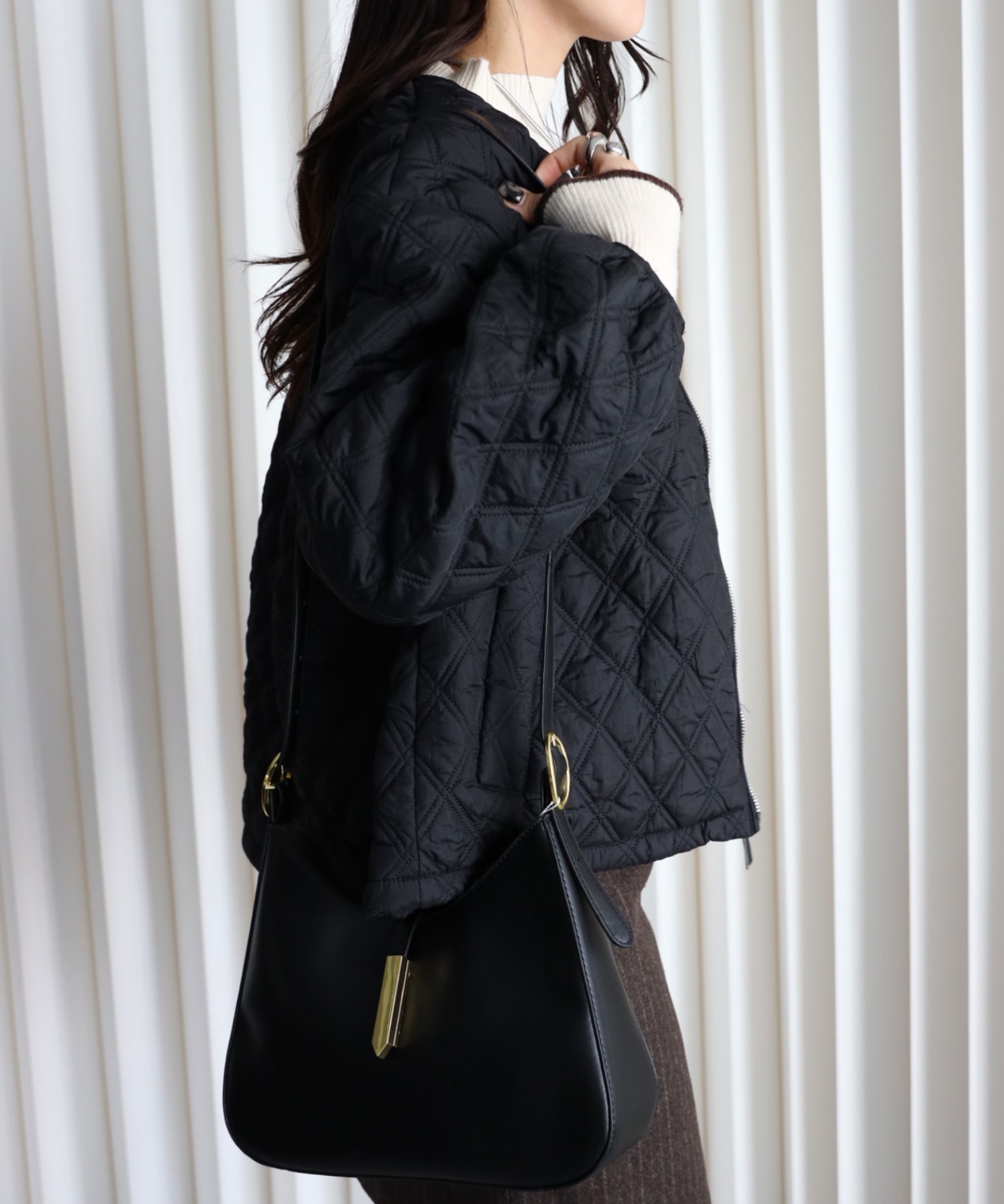 model：164cm  着用サイズ：FREE