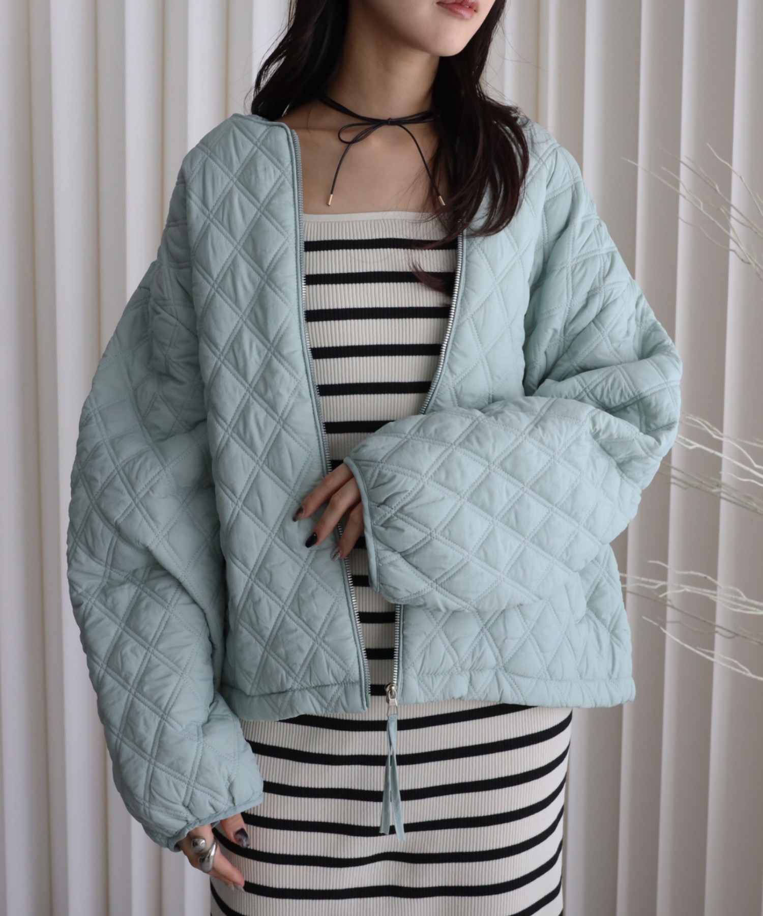 model：164cm  着用サイズ：FREE