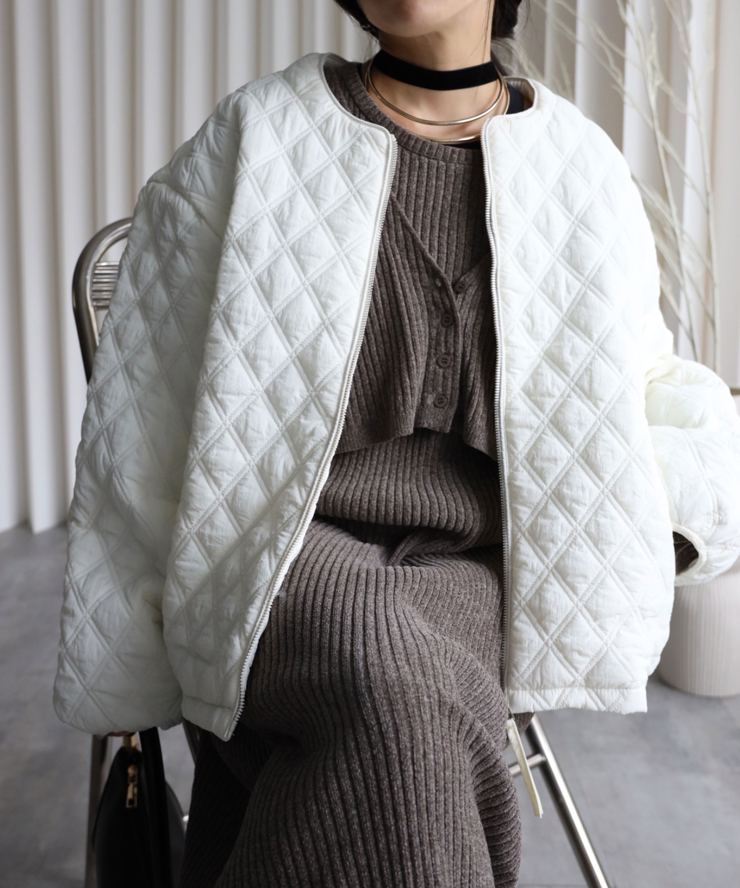 model：155cm  着用サイズ：FREE