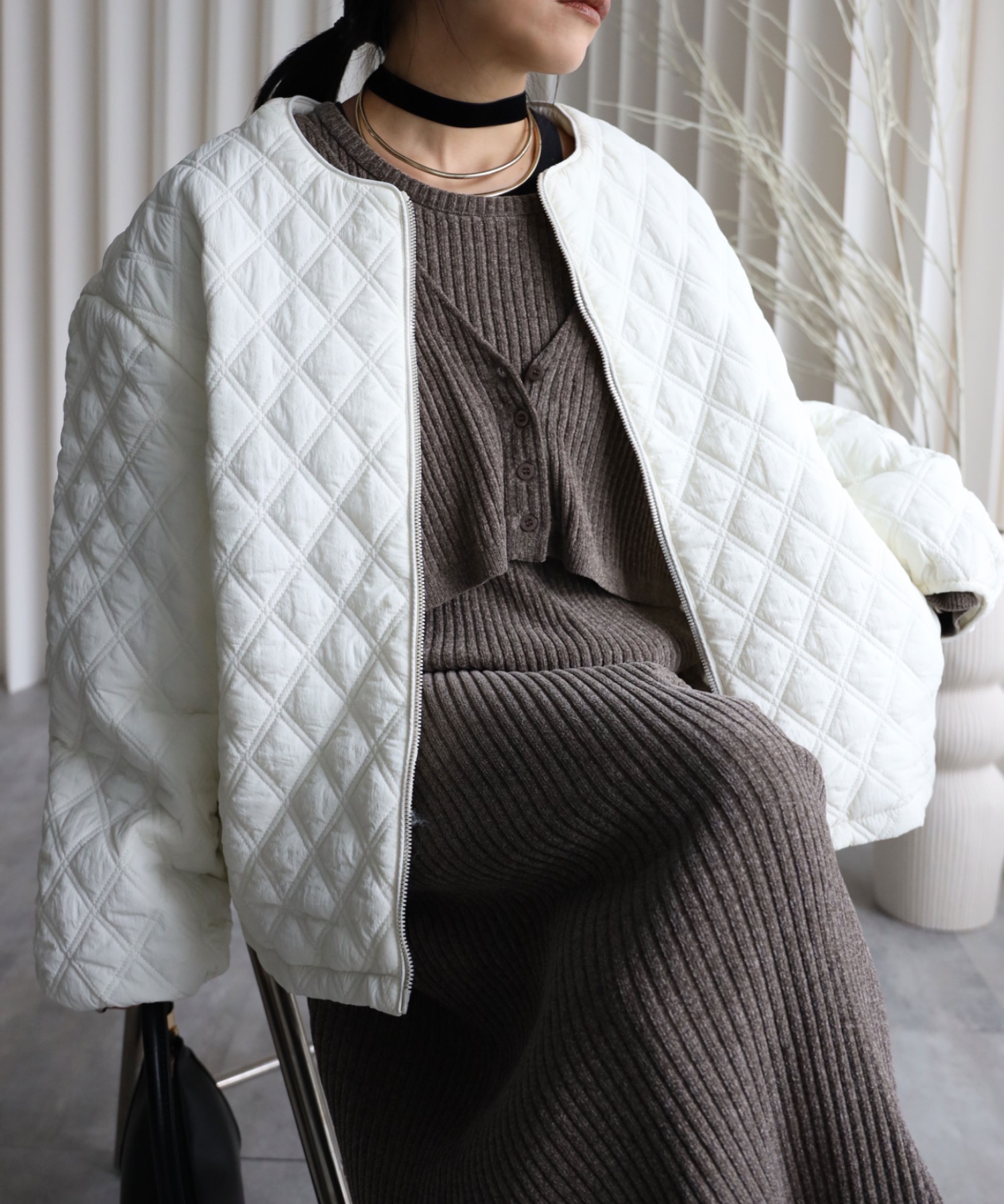 model：155cm  着用サイズ：FREE
