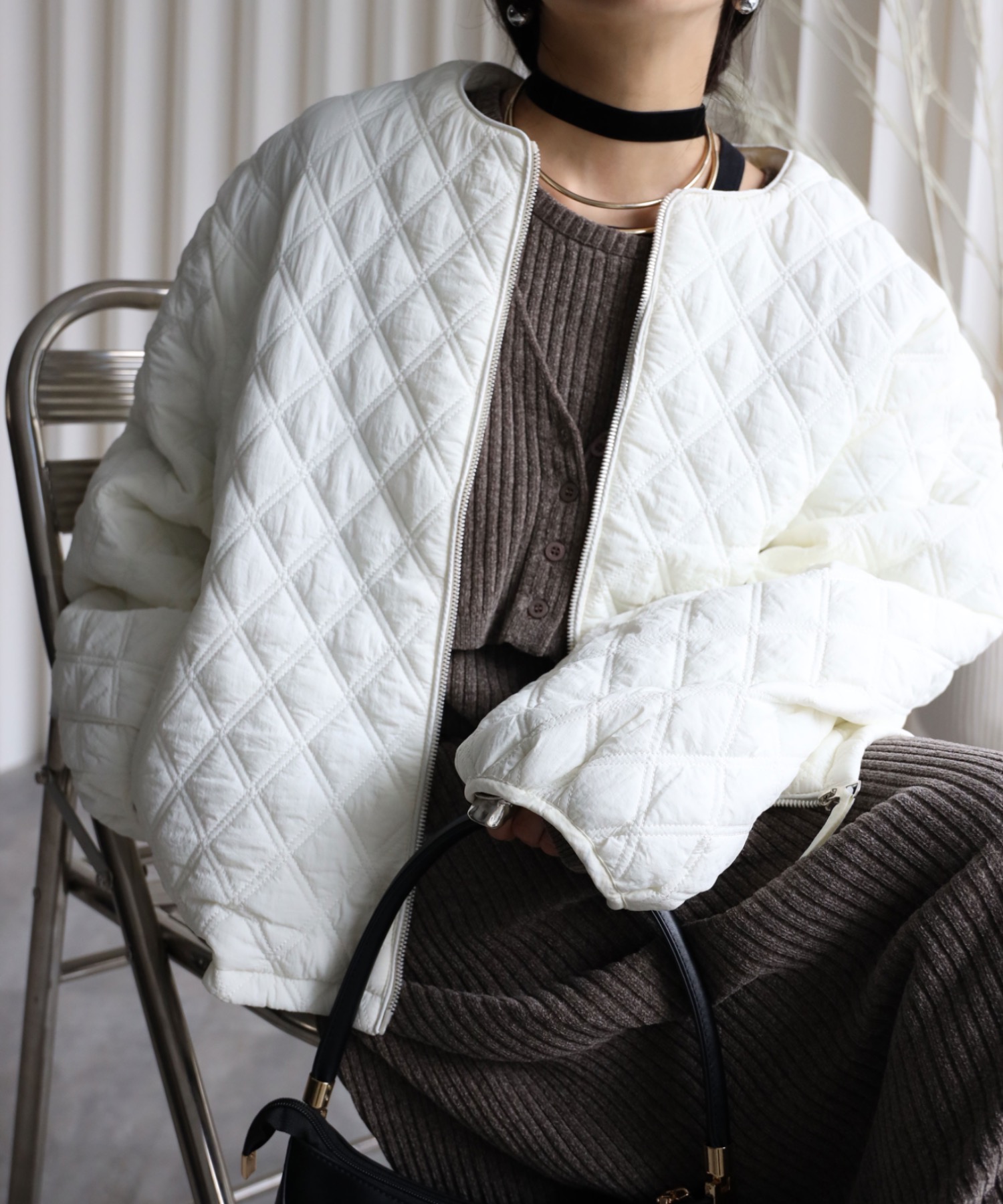 model：155cm  着用サイズ：FREE