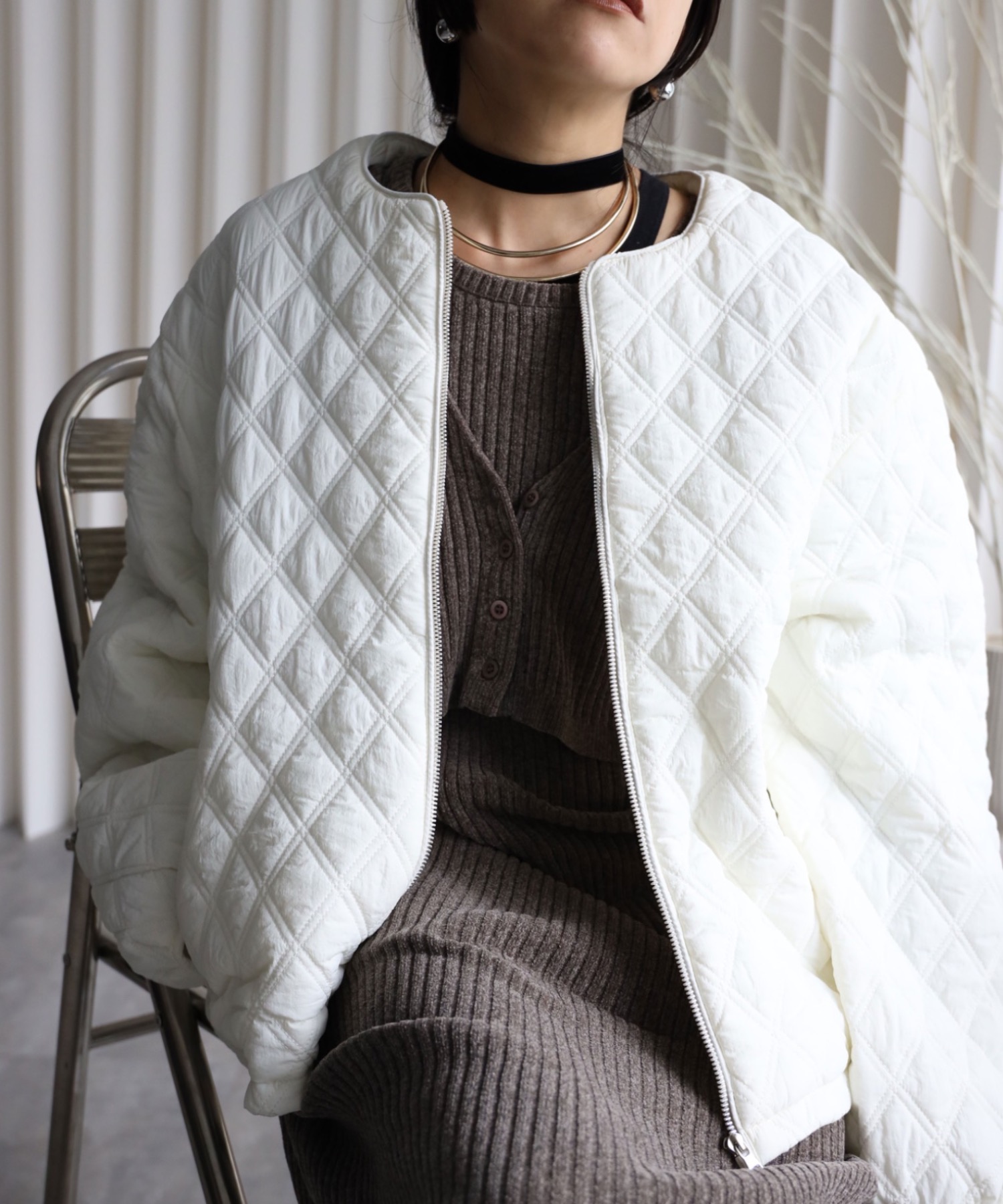 model：155cm  着用サイズ：FREE