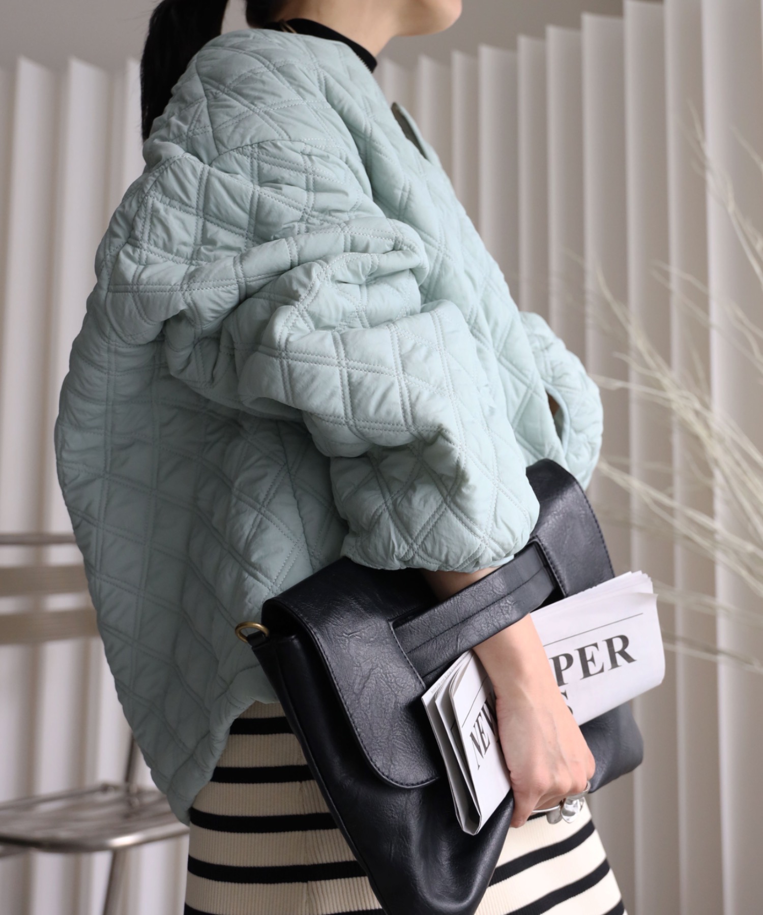 model：155cm  着用サイズ：FREE