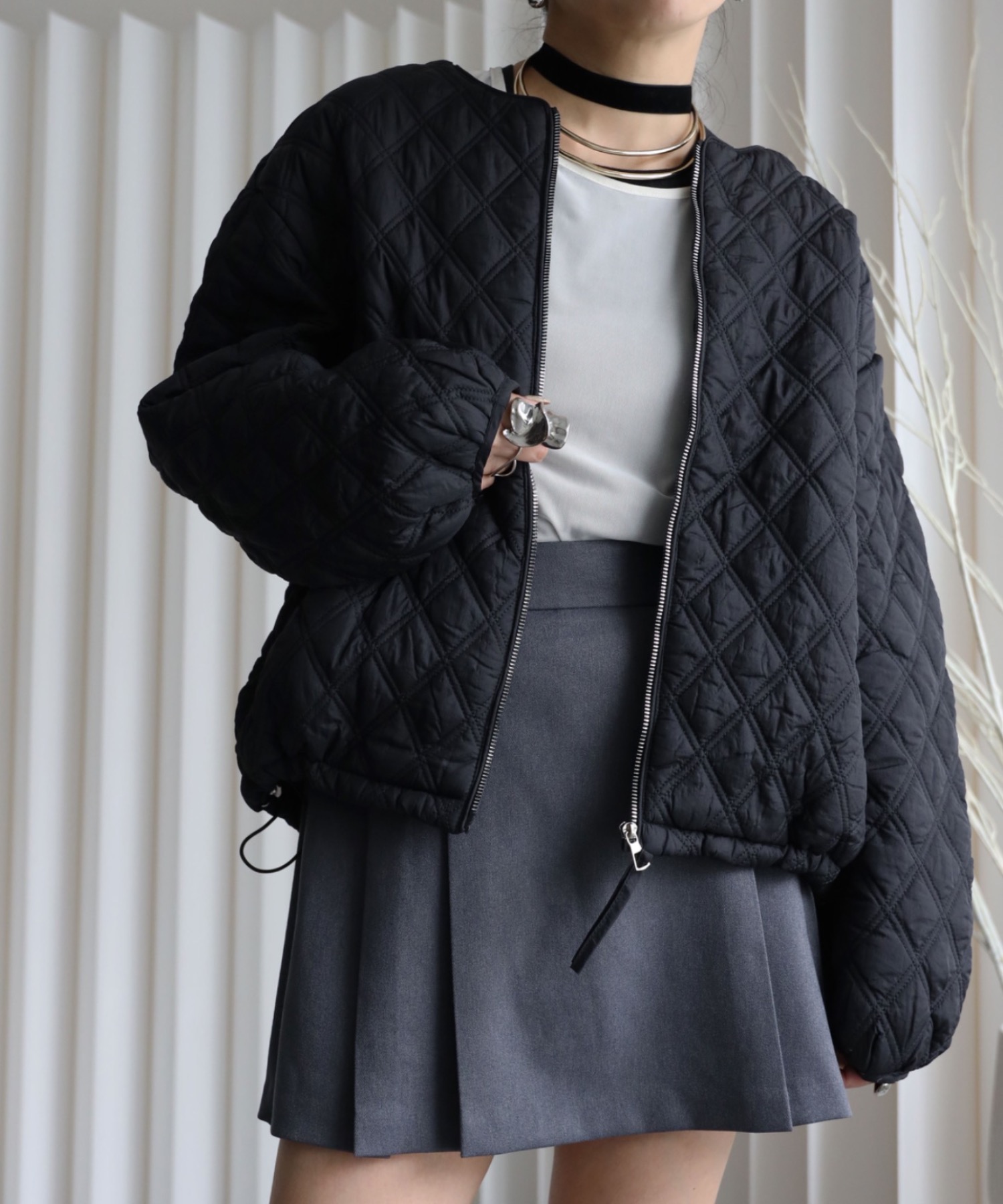 model：155cm  着用サイズ：FREE
