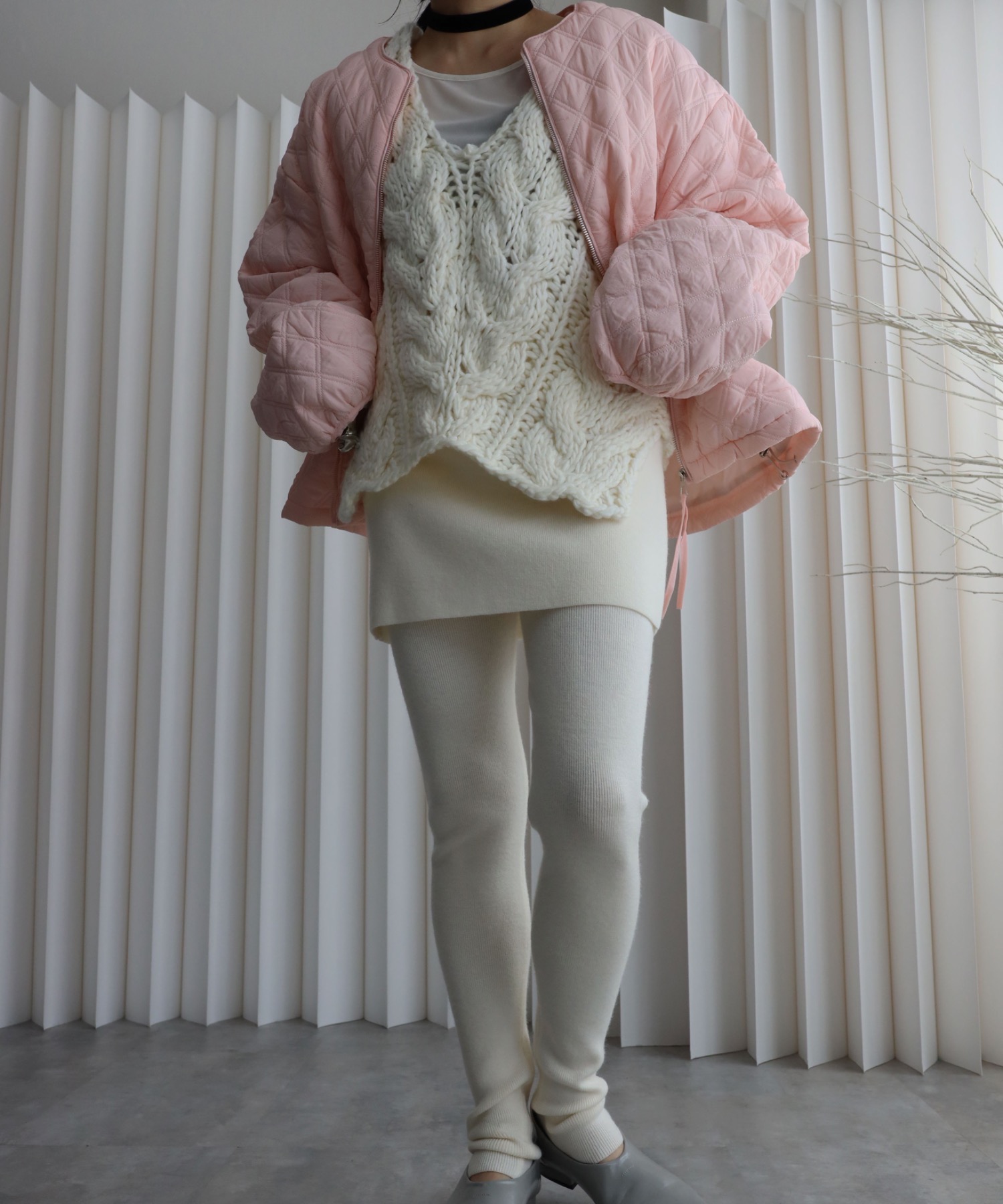 model：155cm. 着用サイズ：FREE