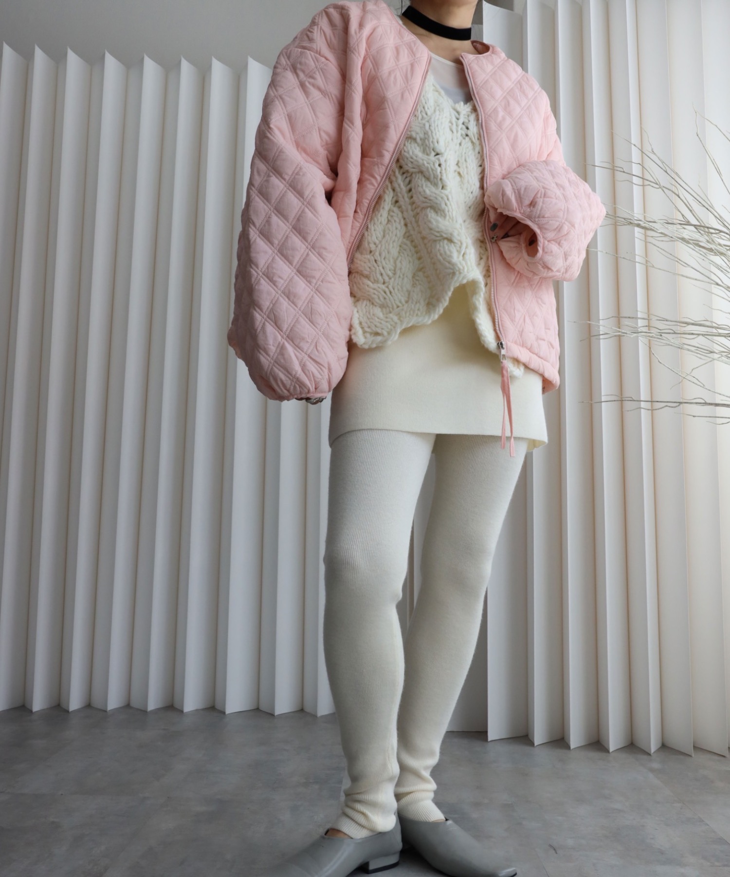 model：155cm. 着用サイズ：FREE