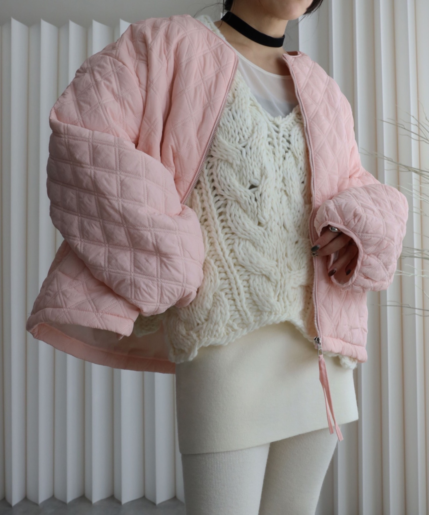 model：155cm. 着用サイズ：FREE