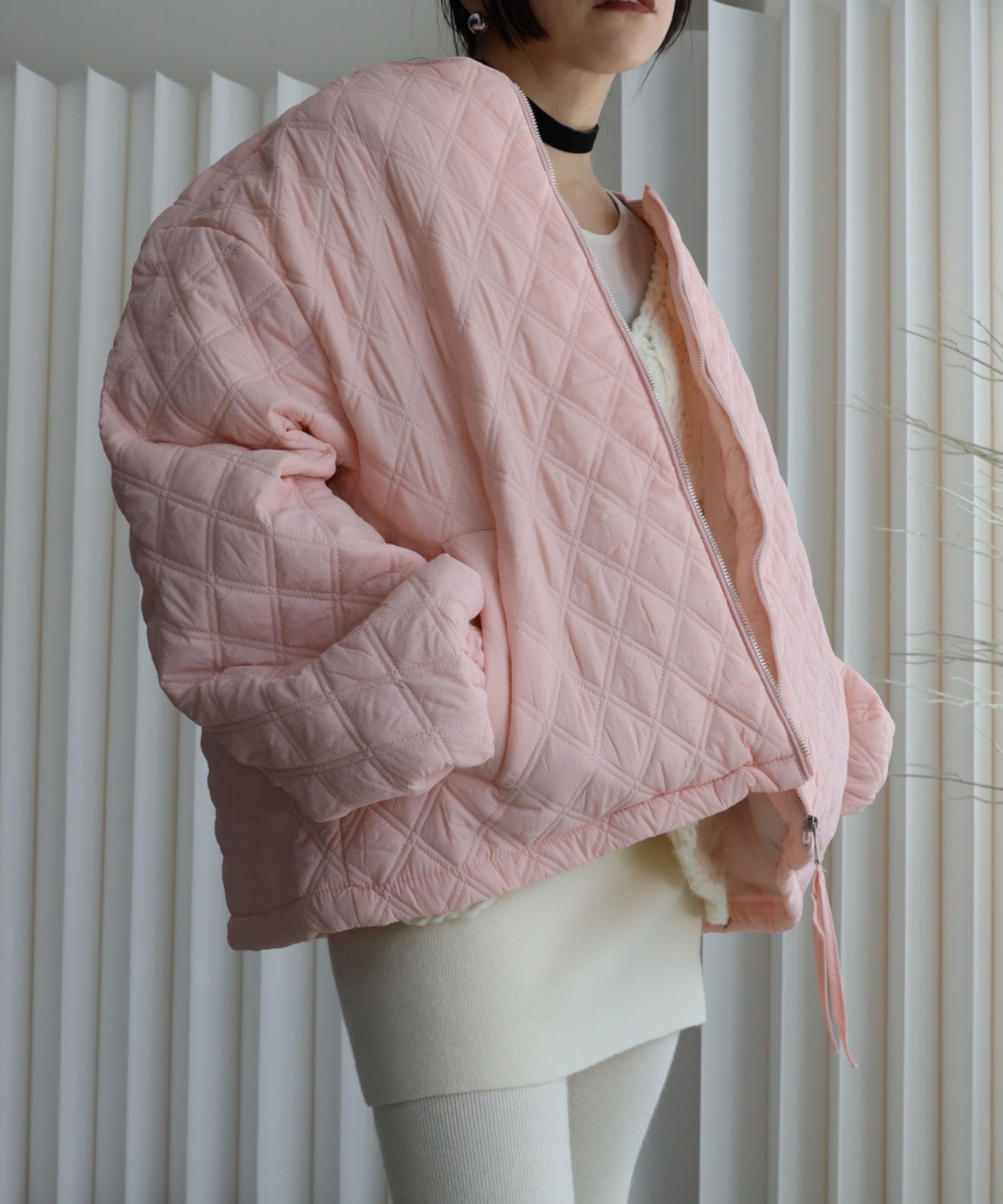 model：155cm. 着用サイズ：FREE