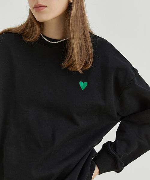 ハート柄 刺繍ロゴ シンプルスウェット FQ22S176【Fano Studios ...