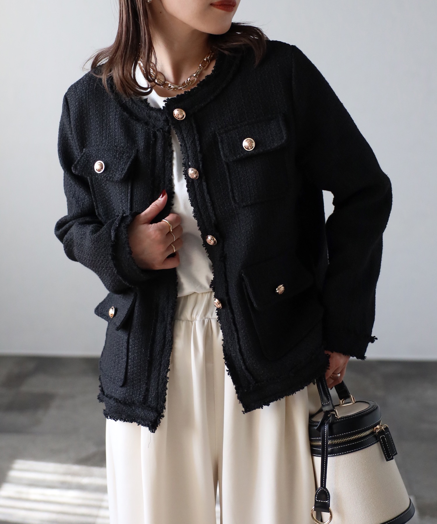 model:162cm  着用サイズ:FREE