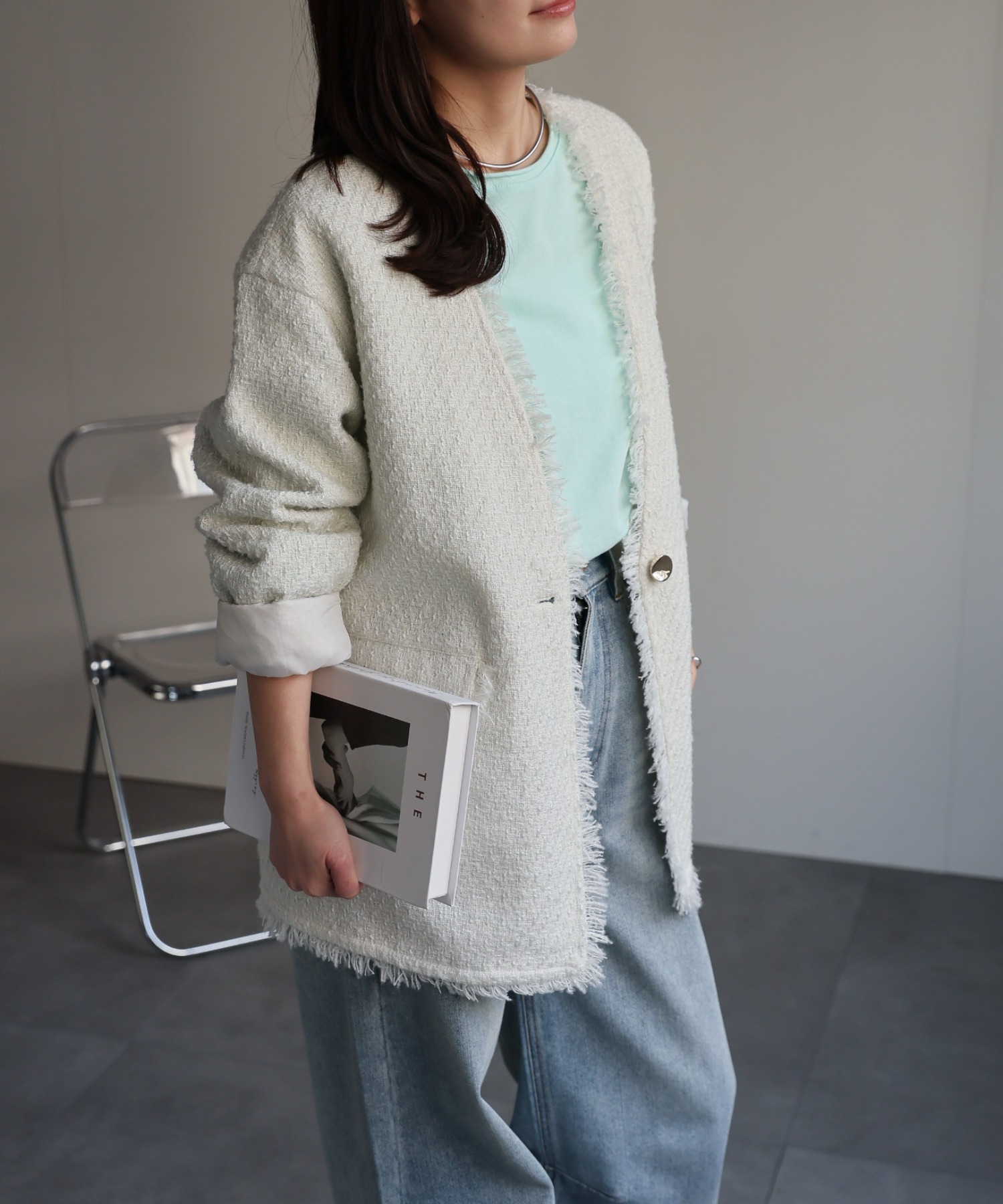 model：156cm 着用サイズ：FREE