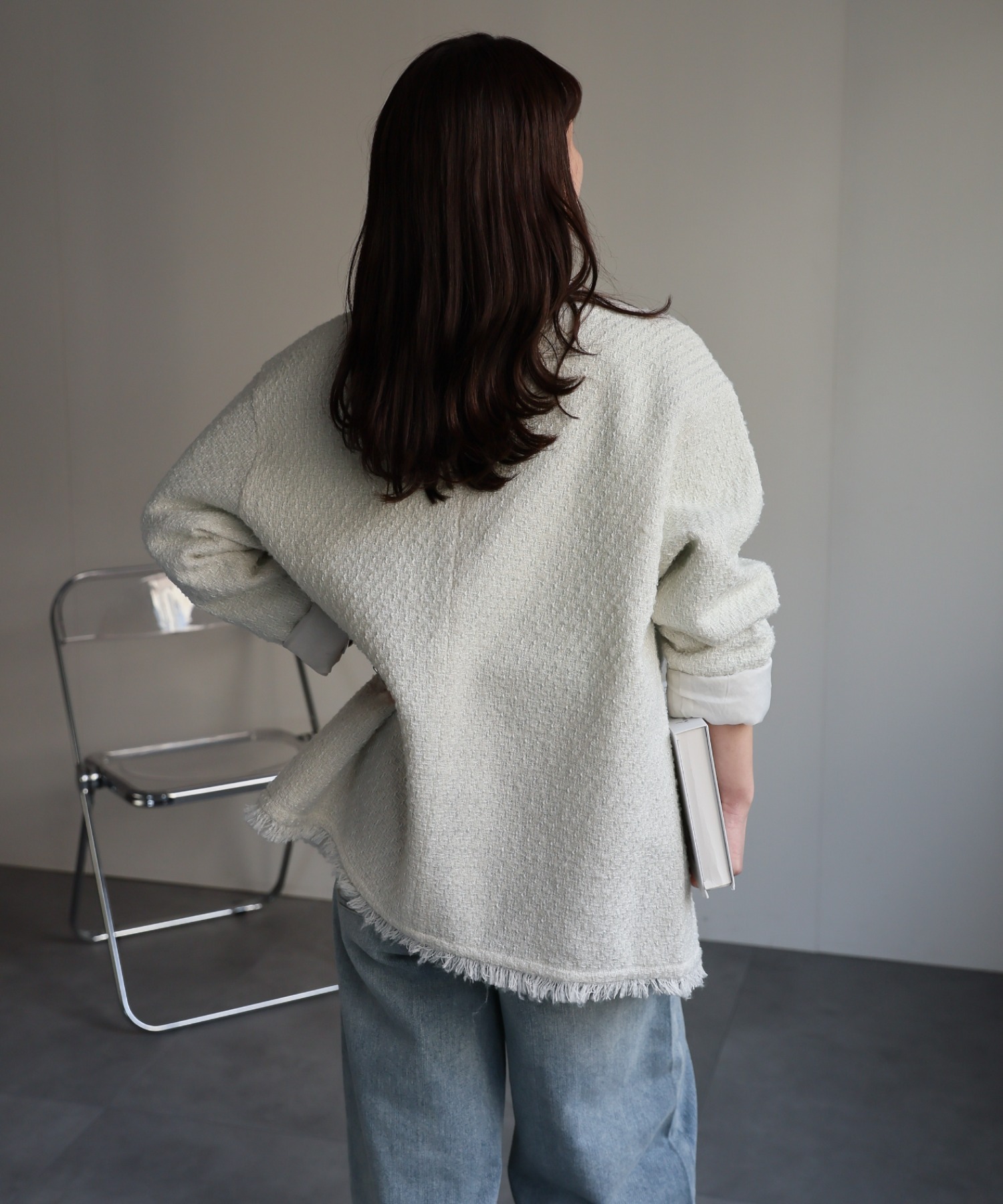 model：156cm 着用サイズ：FREE
