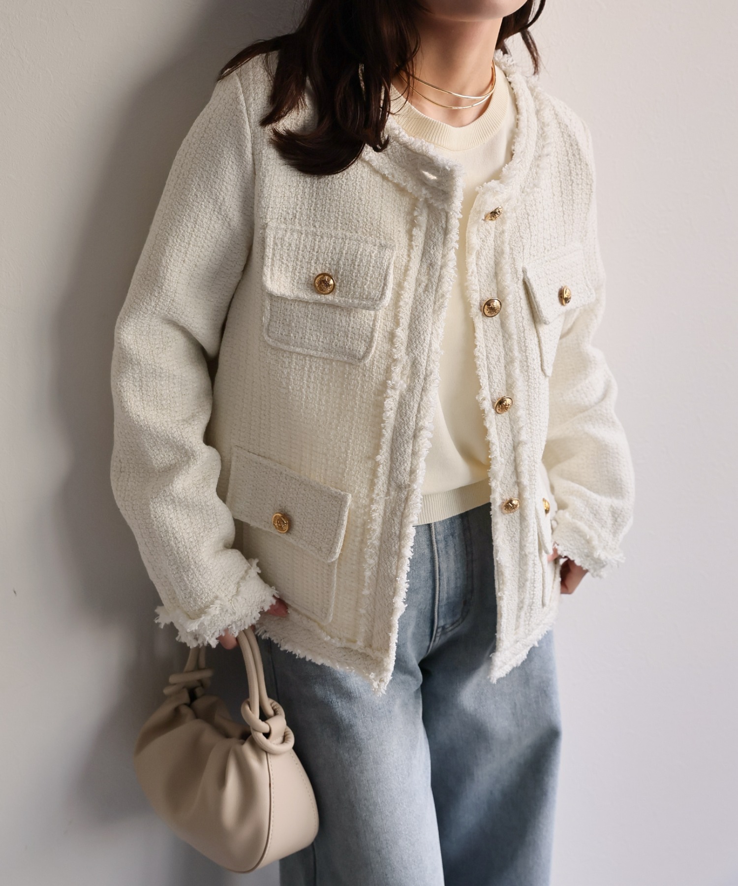 model：156cm 着用サイズ：FREE