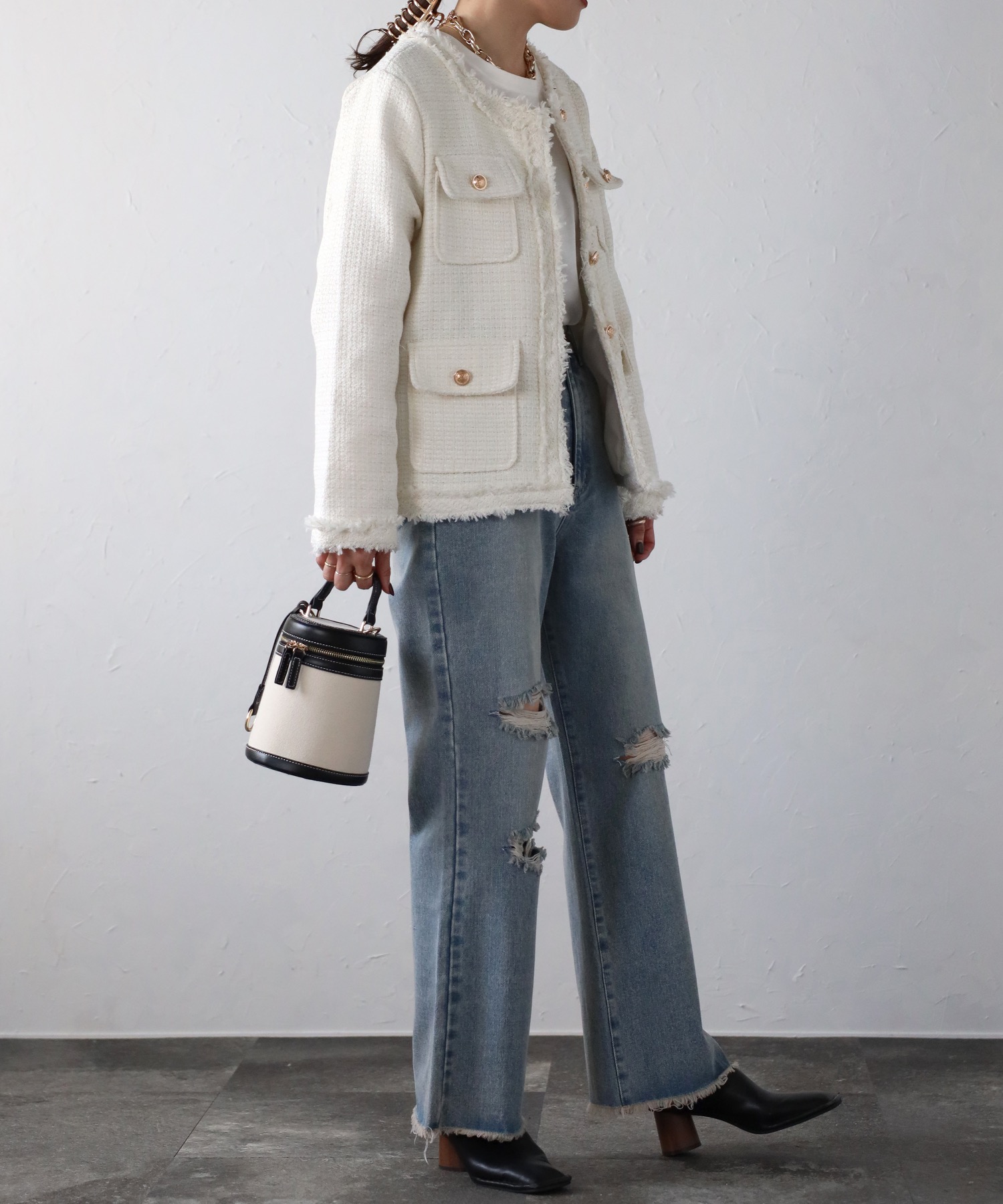 model:162cm  着用サイズ:FREE