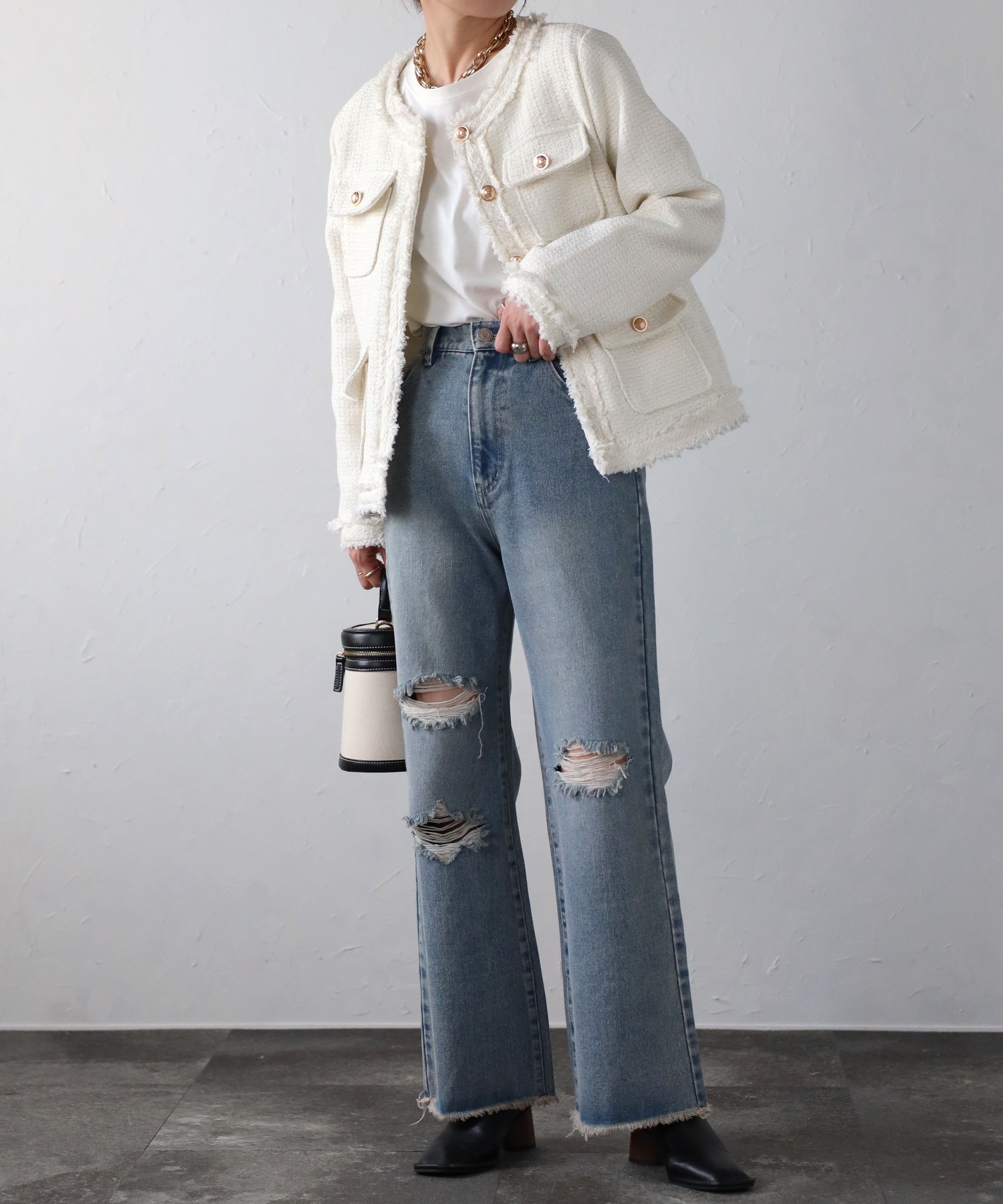 model:162cm  着用サイズ:FREE